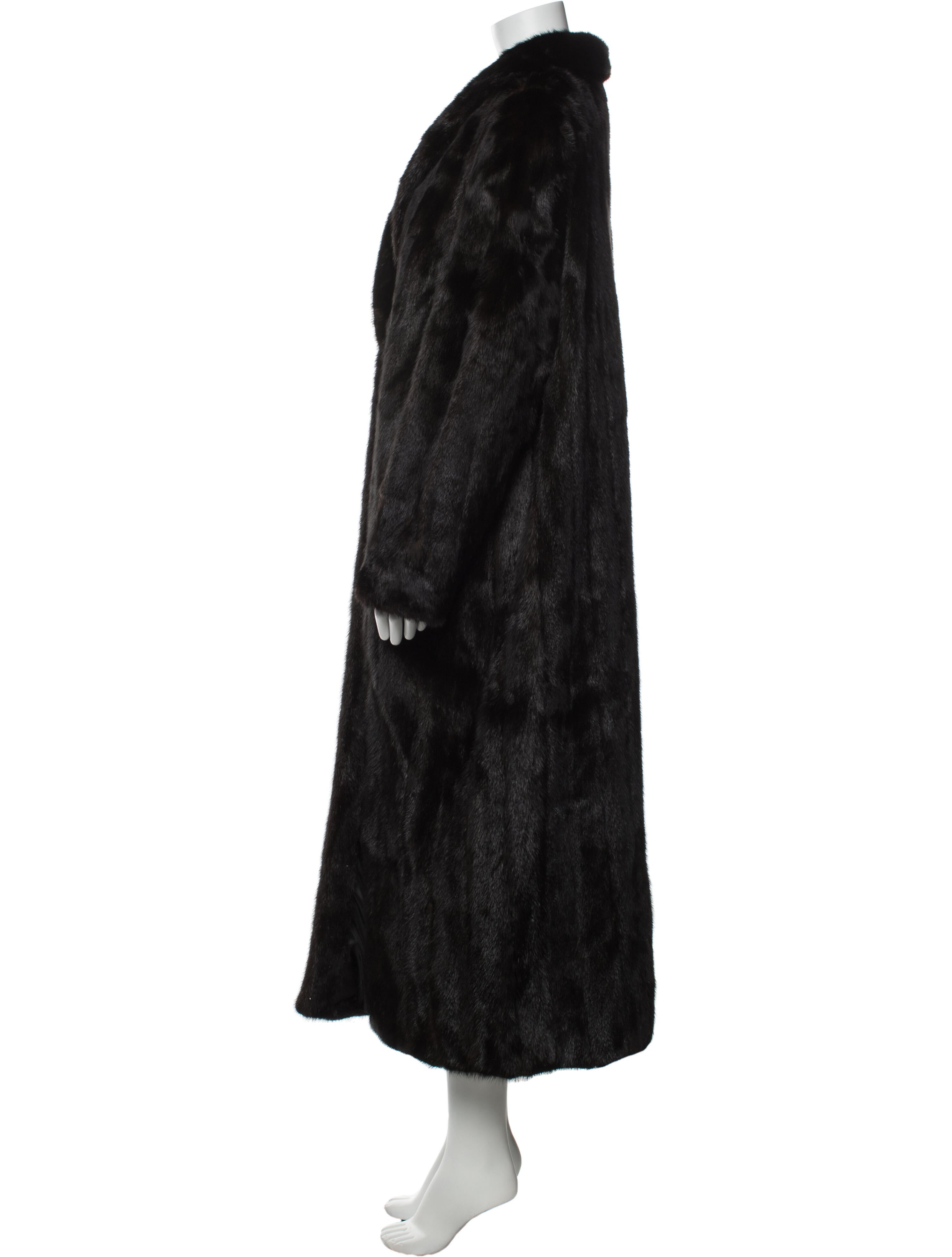 Fur Mink Animal Print Fur Coat Brown Coats, Clothing FUR50484 The RealReal