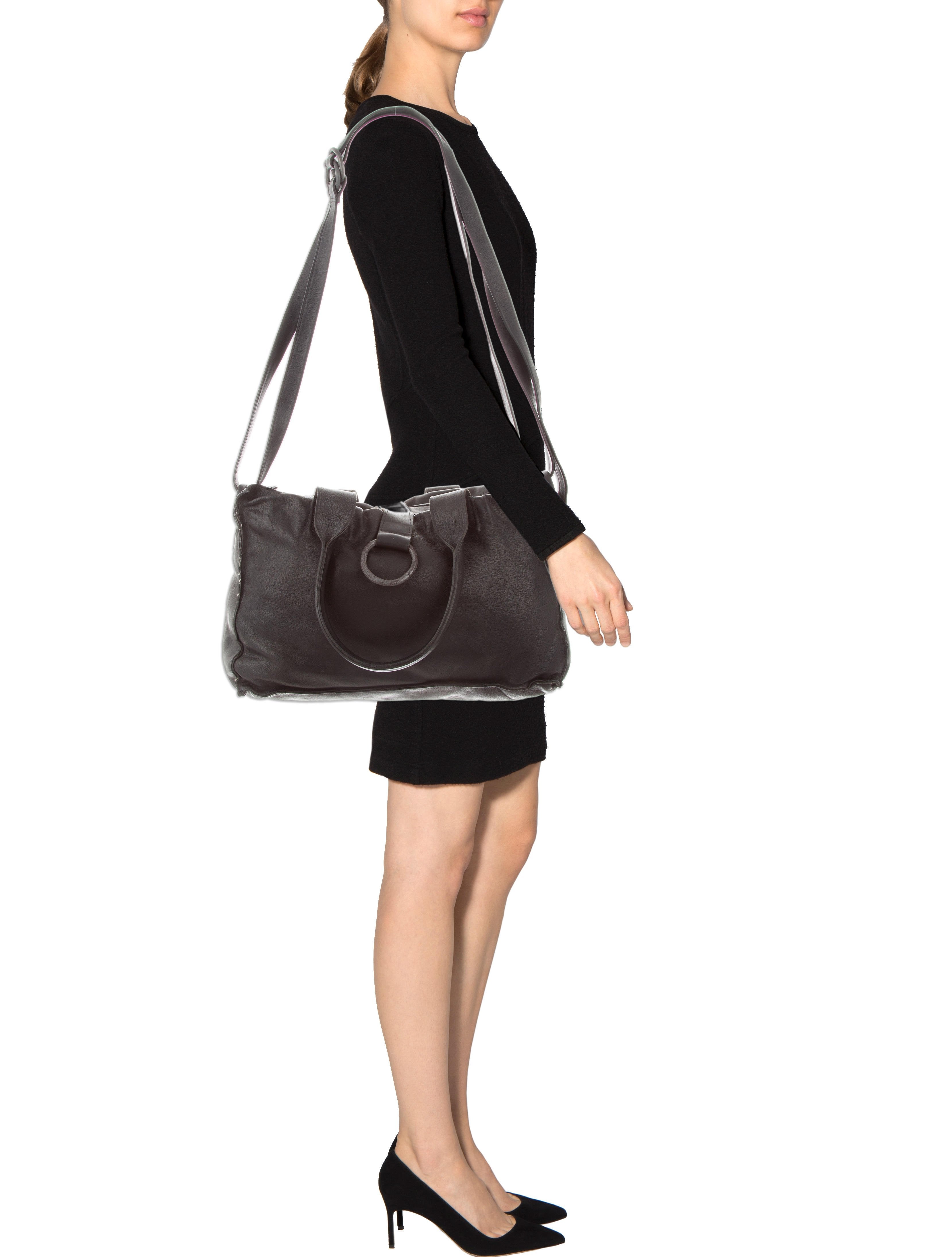 Tagliovivo Small Voyager Bag - Black Satchels, Handbags