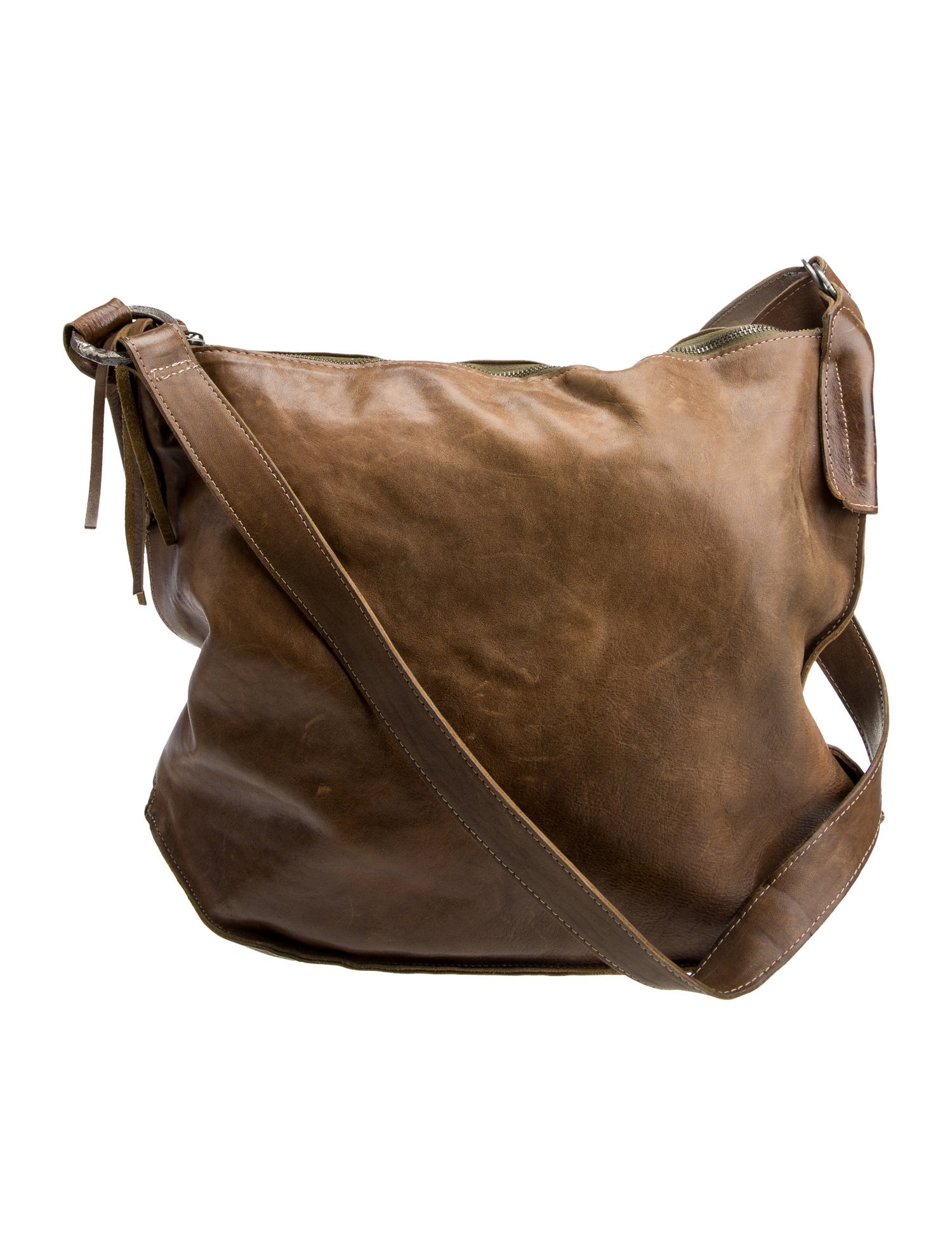 Tagliovivo Leather Messenger Bag