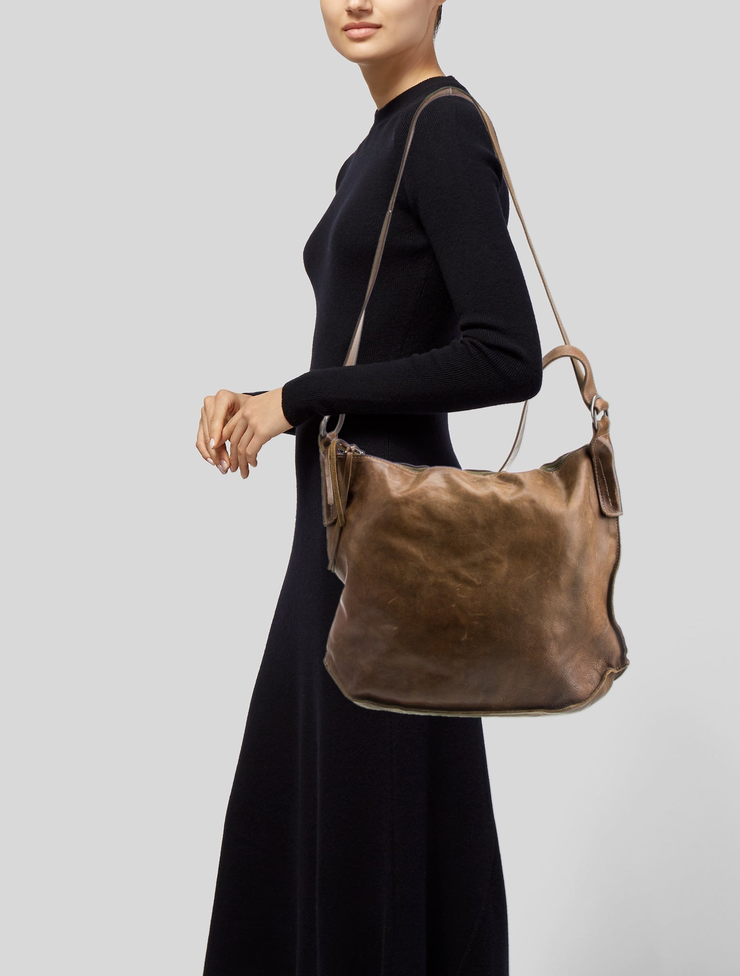 Tagliovivo Leather Messenger Bag