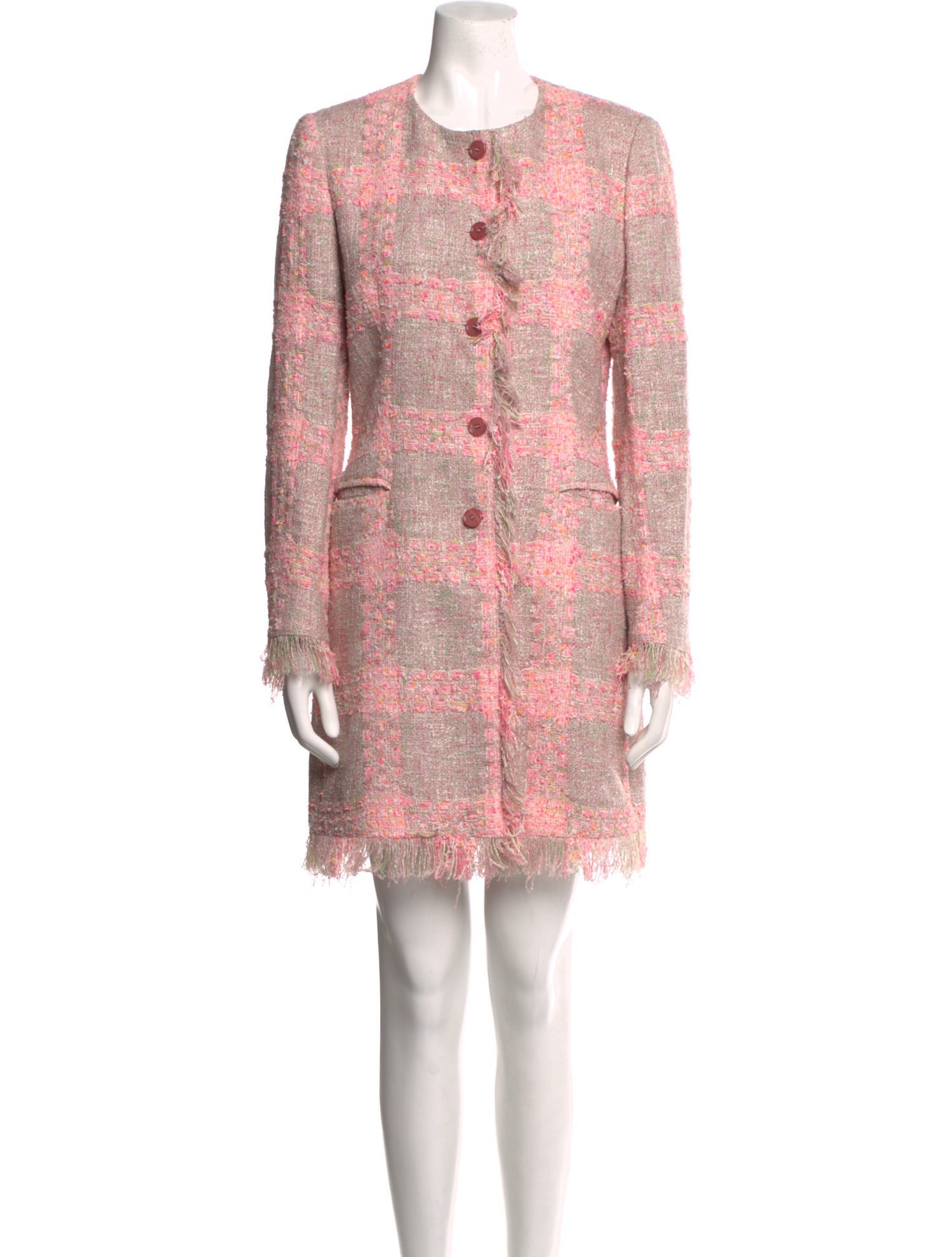 Tagliatore Crew Neck Mini Dress