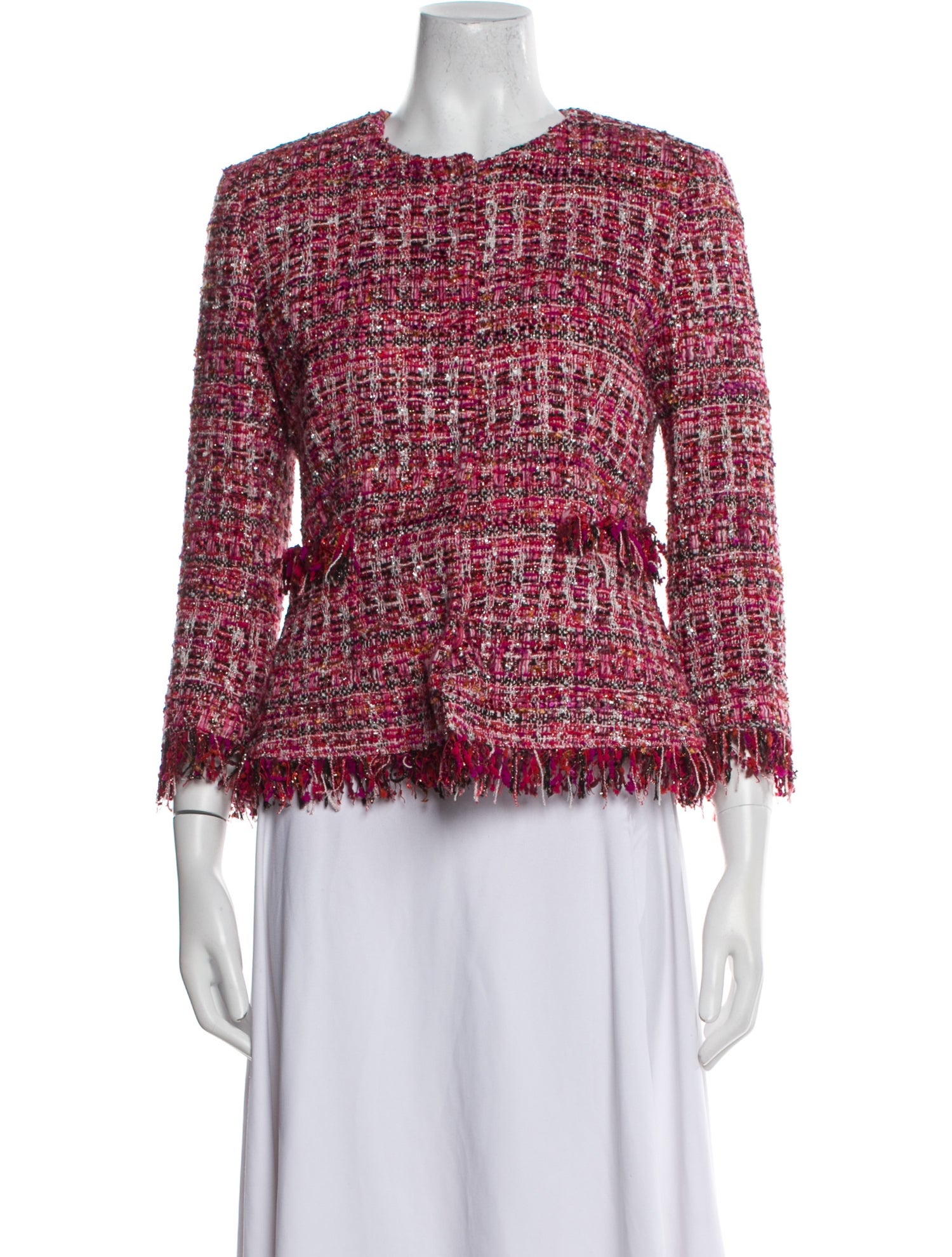 Tagliatore Tweed Pattern Evening Jacket