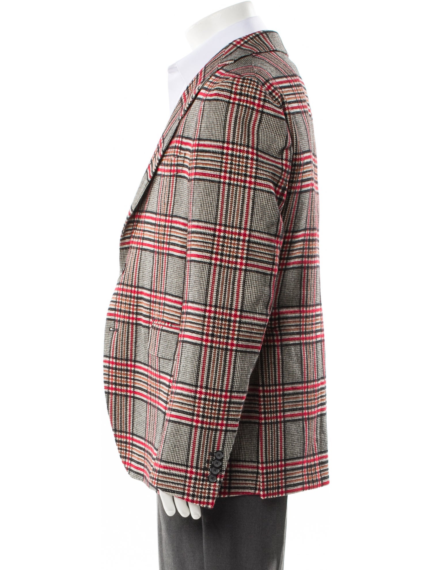 Tagliatore Plaid Print Blazer w/ Tags