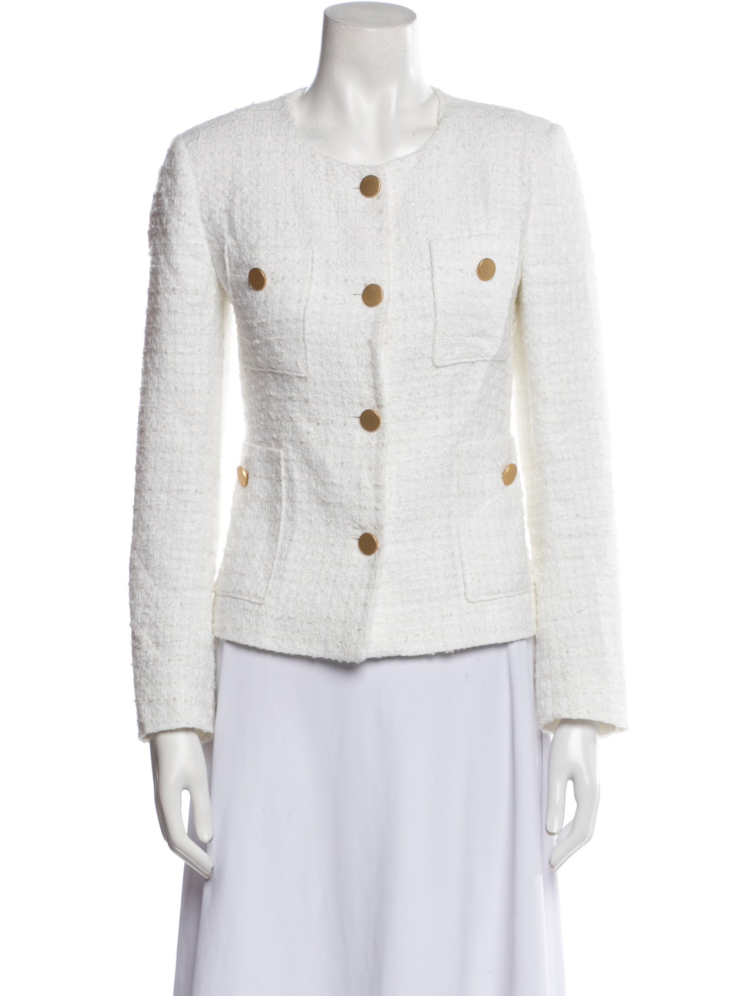 Tagliatore Linen Tweed Pattern Evening Jacket