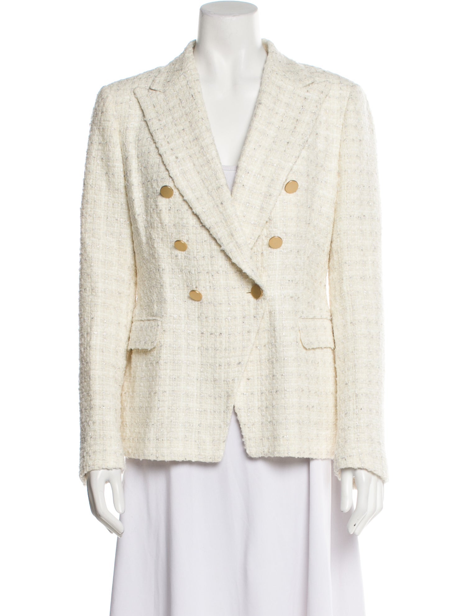 Tagliatore Virgin Wool Striped Blazer