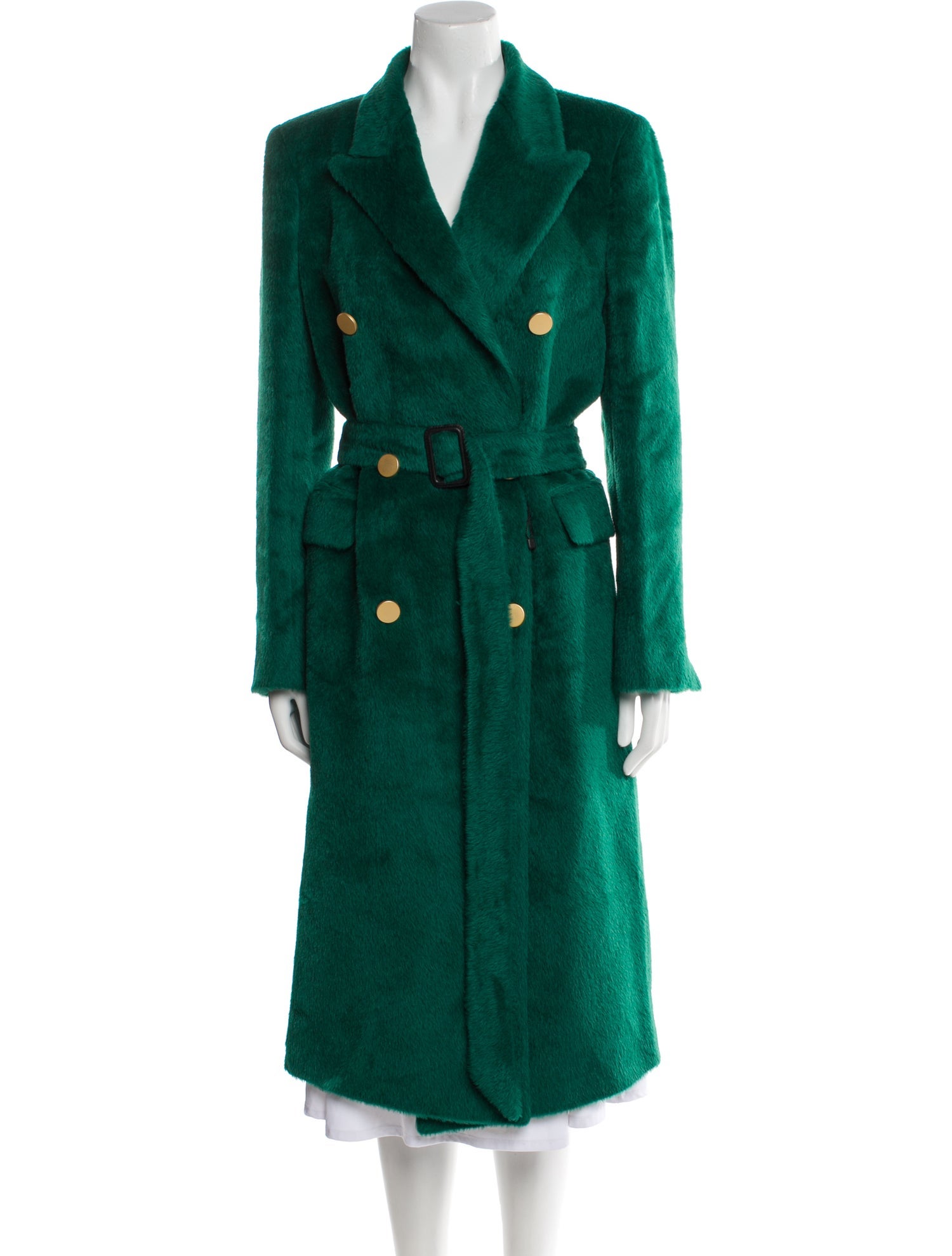 Tagliatore Alpaca Faux Fur Coat w/ Tags