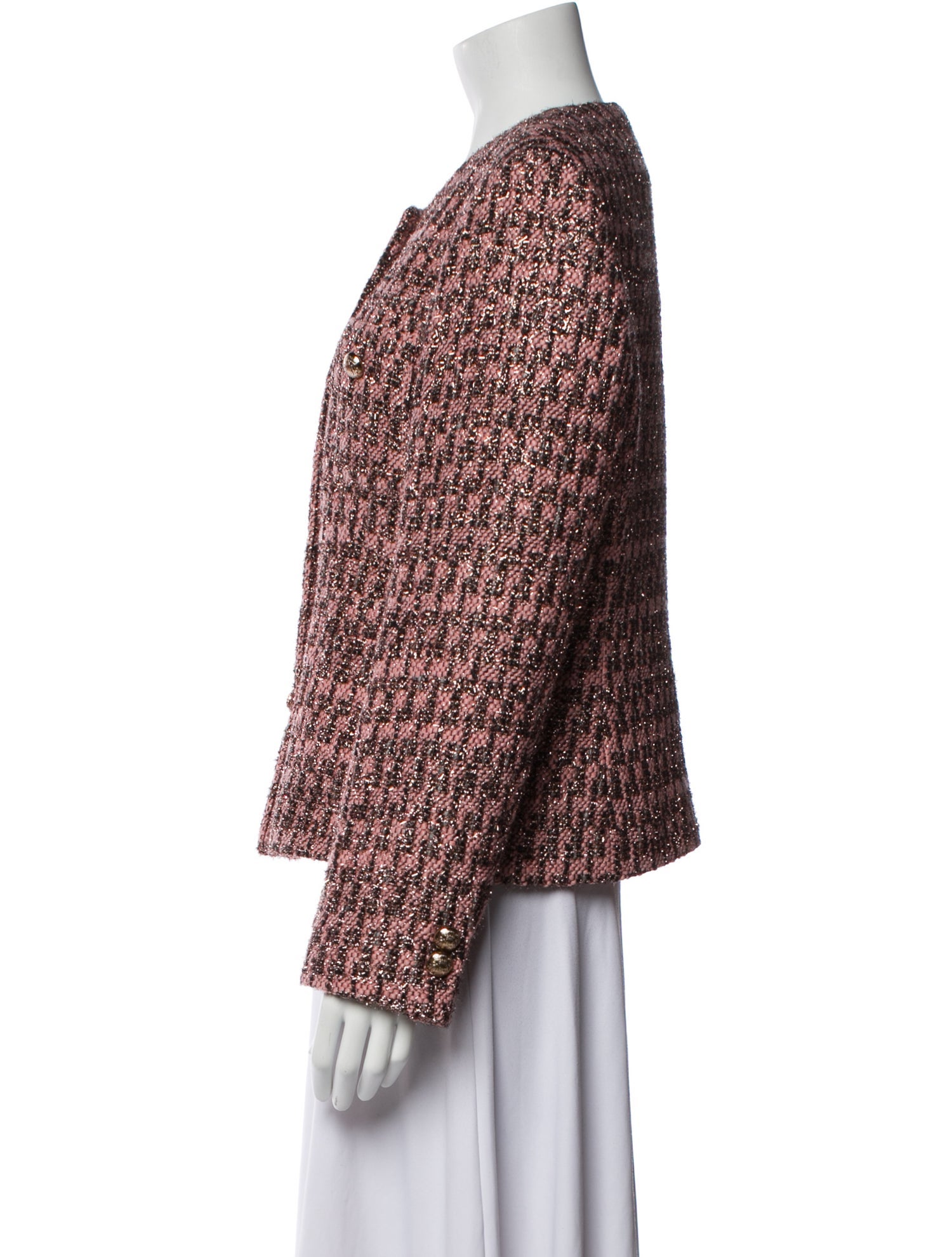 Tagliatore Tweed Pattern Evening Jacket