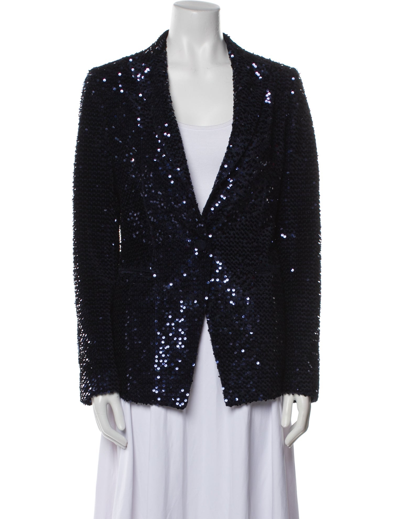 Tagliatore Sequin Printed Evening Jacket
