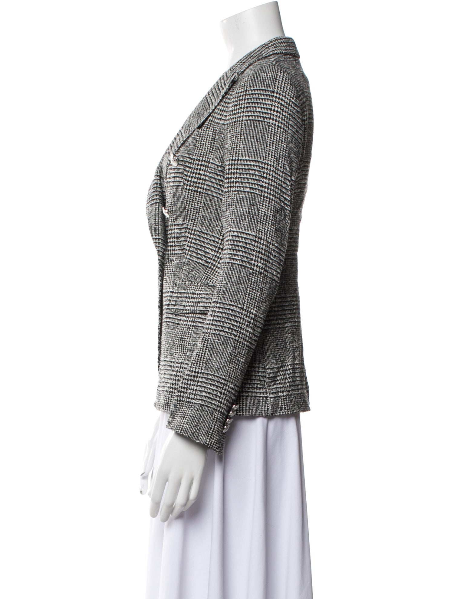 Tagliatore Plaid Print Blazer