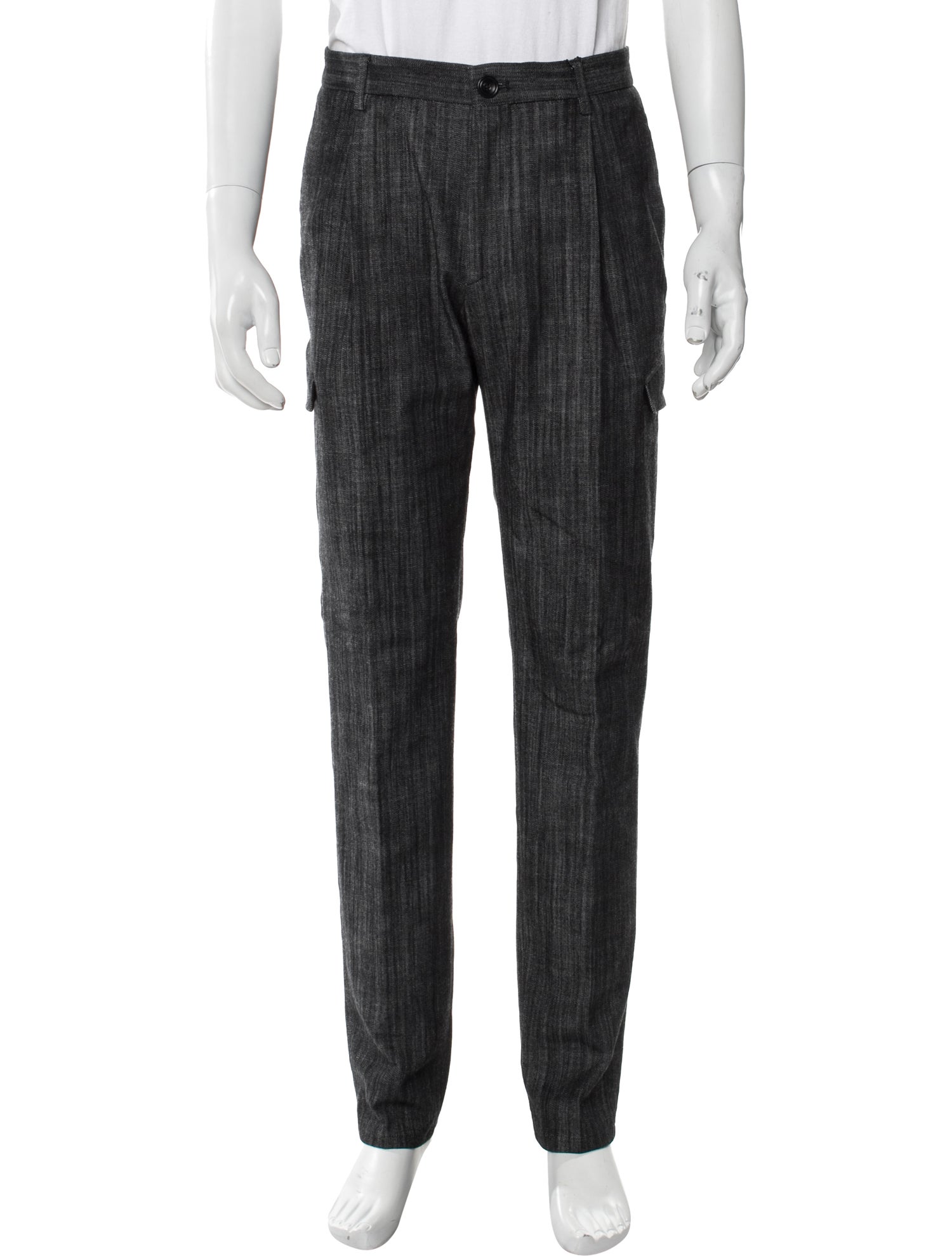 Tagliatore Plaid Print Cargo Pants