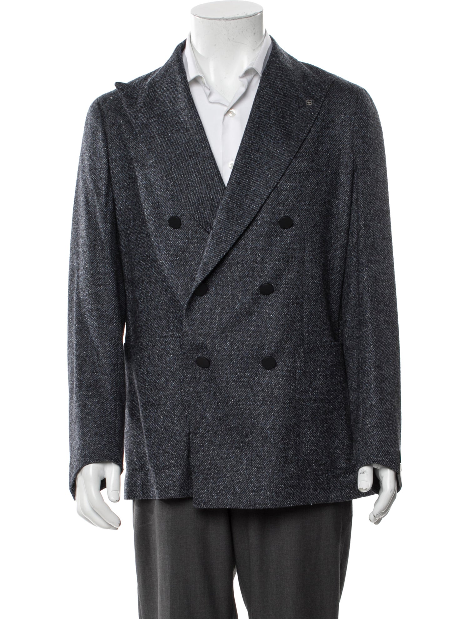 Tagliatore Virgin Wool Printed Blazer