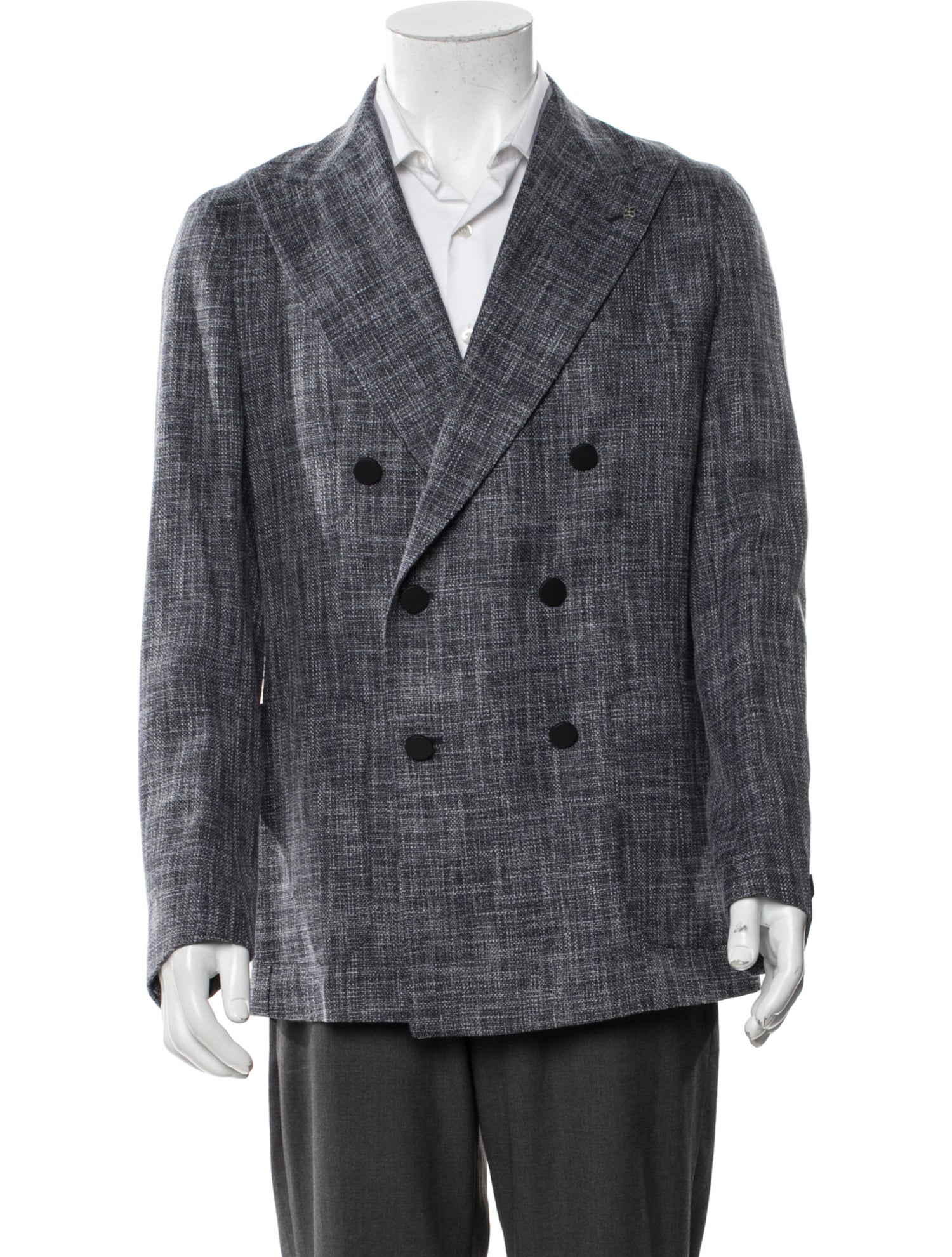 Tagliatore Plaid Print Tuxedo