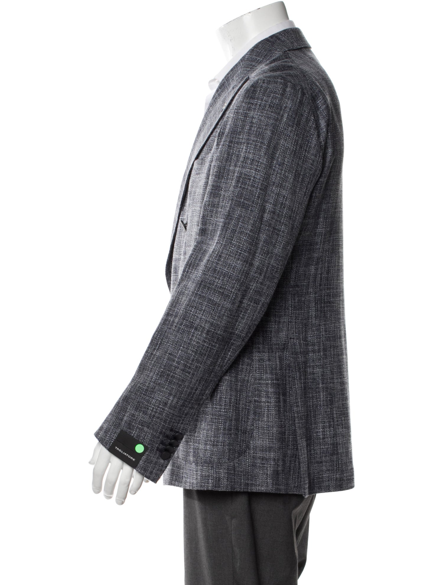 Tagliatore Plaid Print Tuxedo