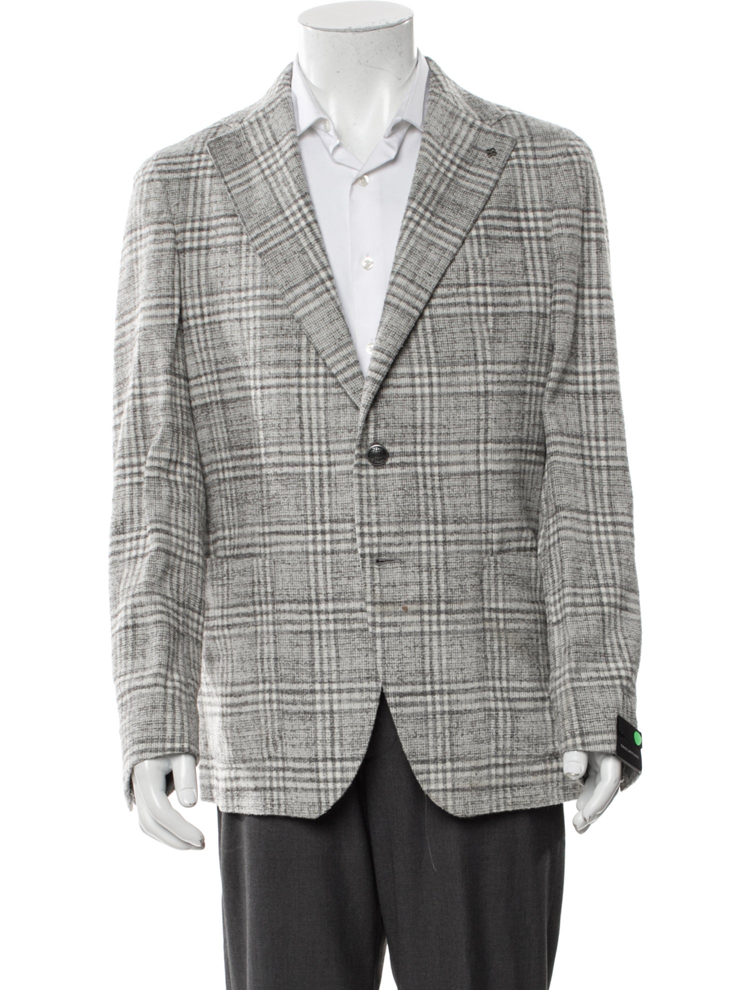 Tagliatore Plaid Print Blazer