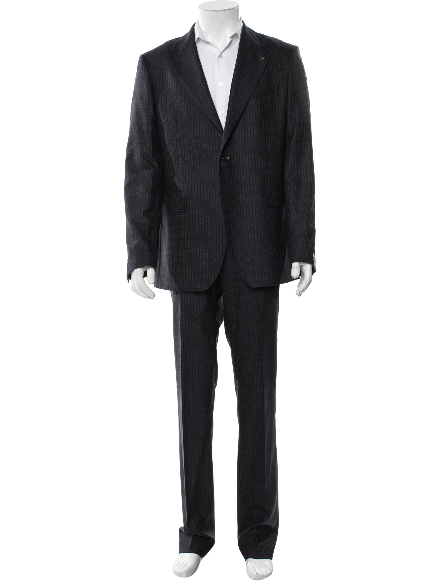 Tagliatore Virgin Wool Striped Two-Piece Suit