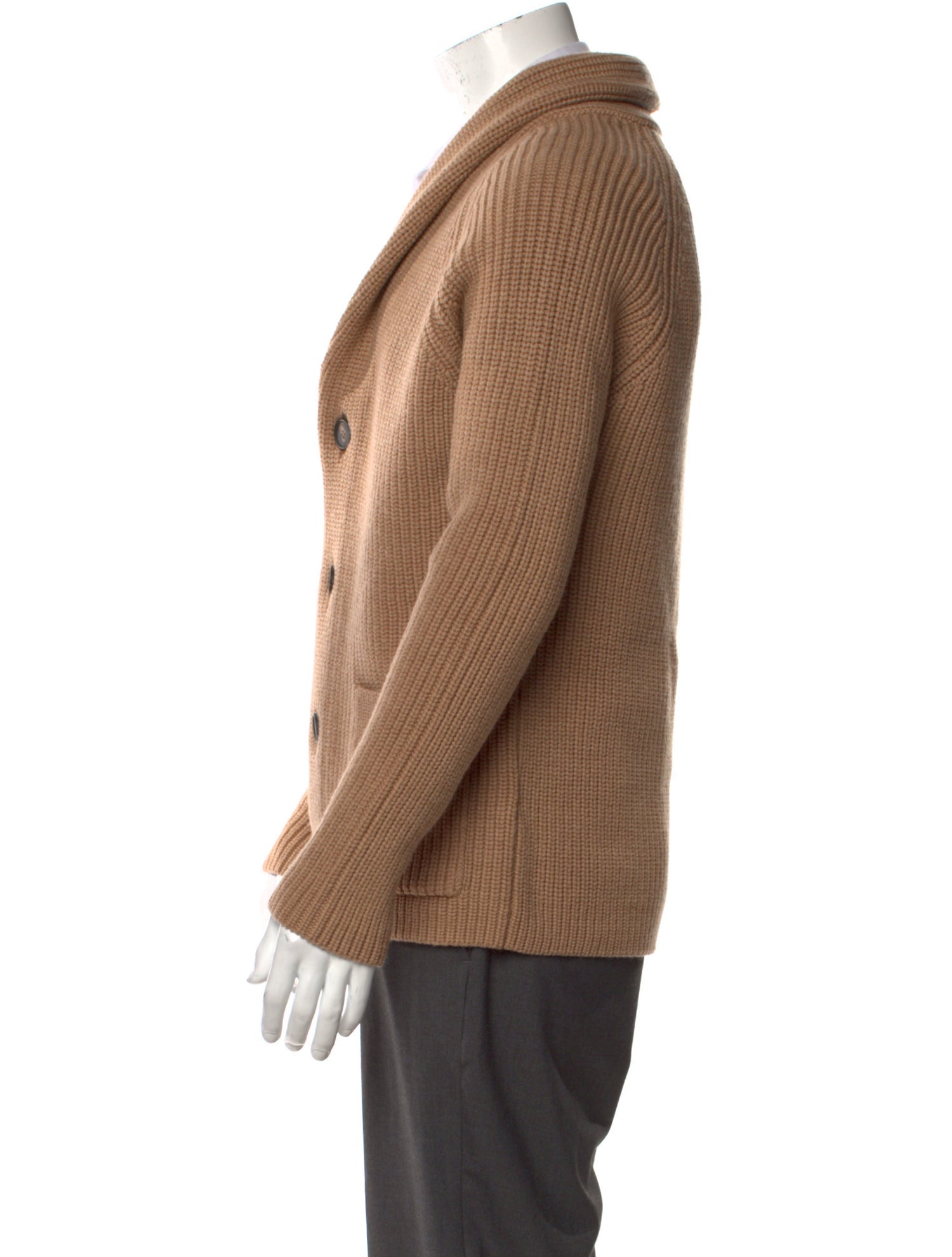 Tagliatore Wool Cowl Neck Cardigan