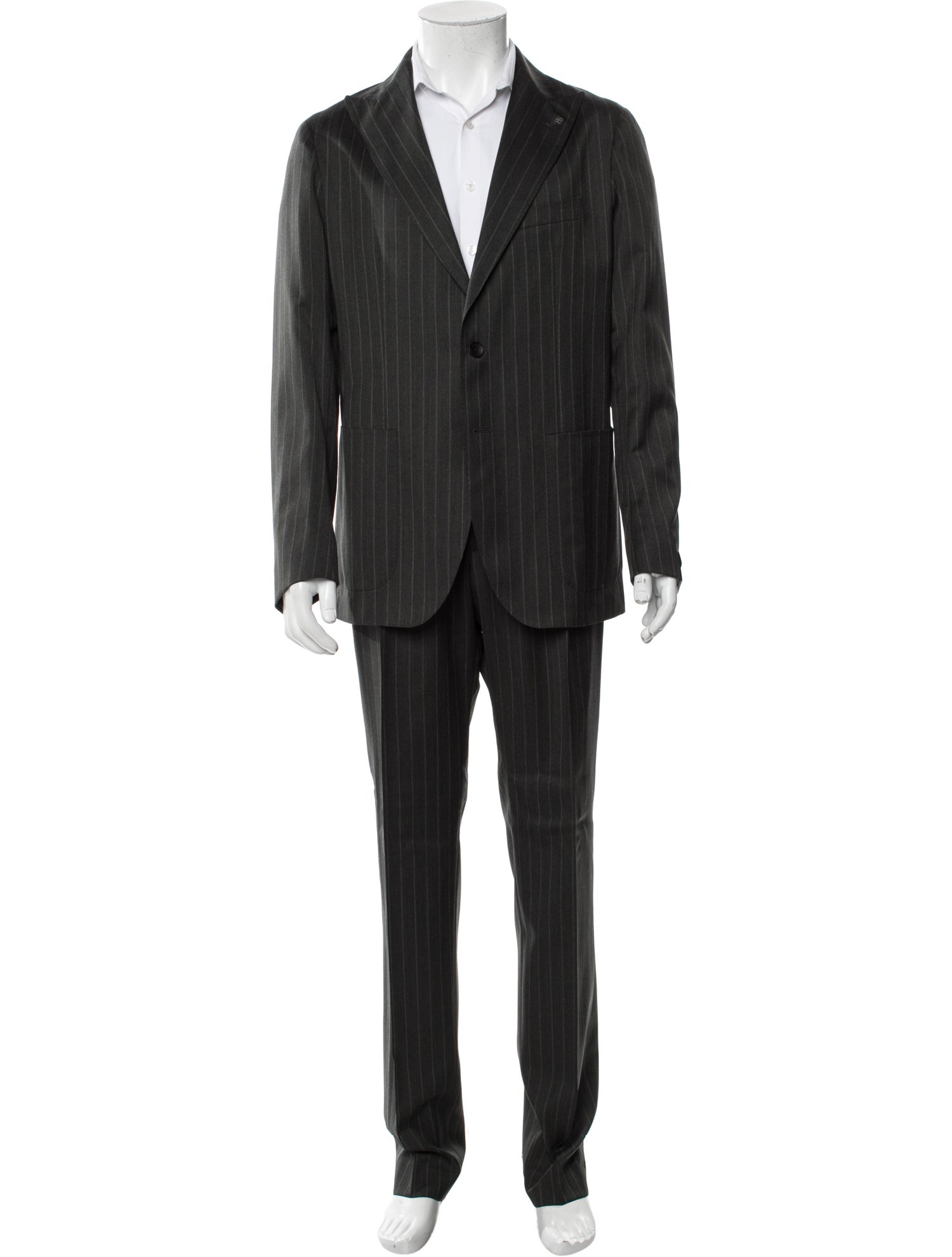 Tagliatore Virgin Wool Striped Two-Piece Suit