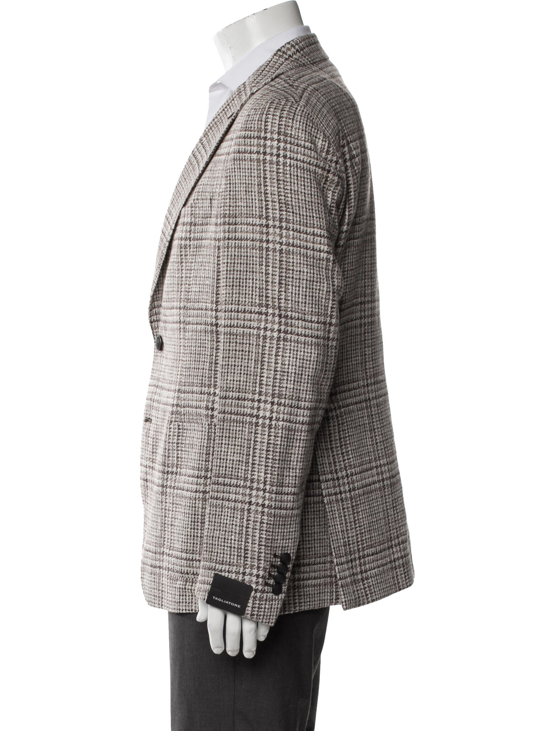 Tagliatore Houndstooth Print Blazer w/ Tags