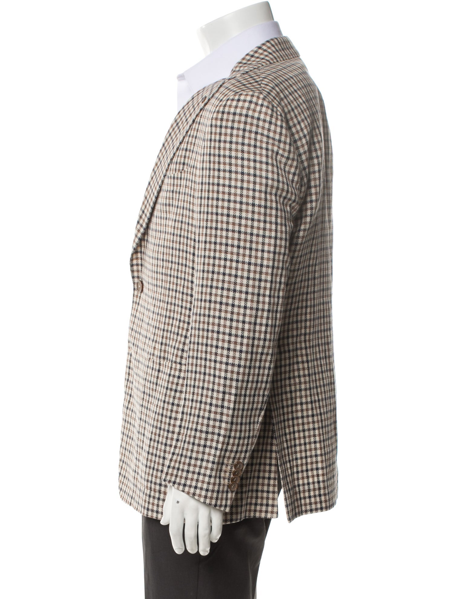 Tagliatore Plaid Print Blazer