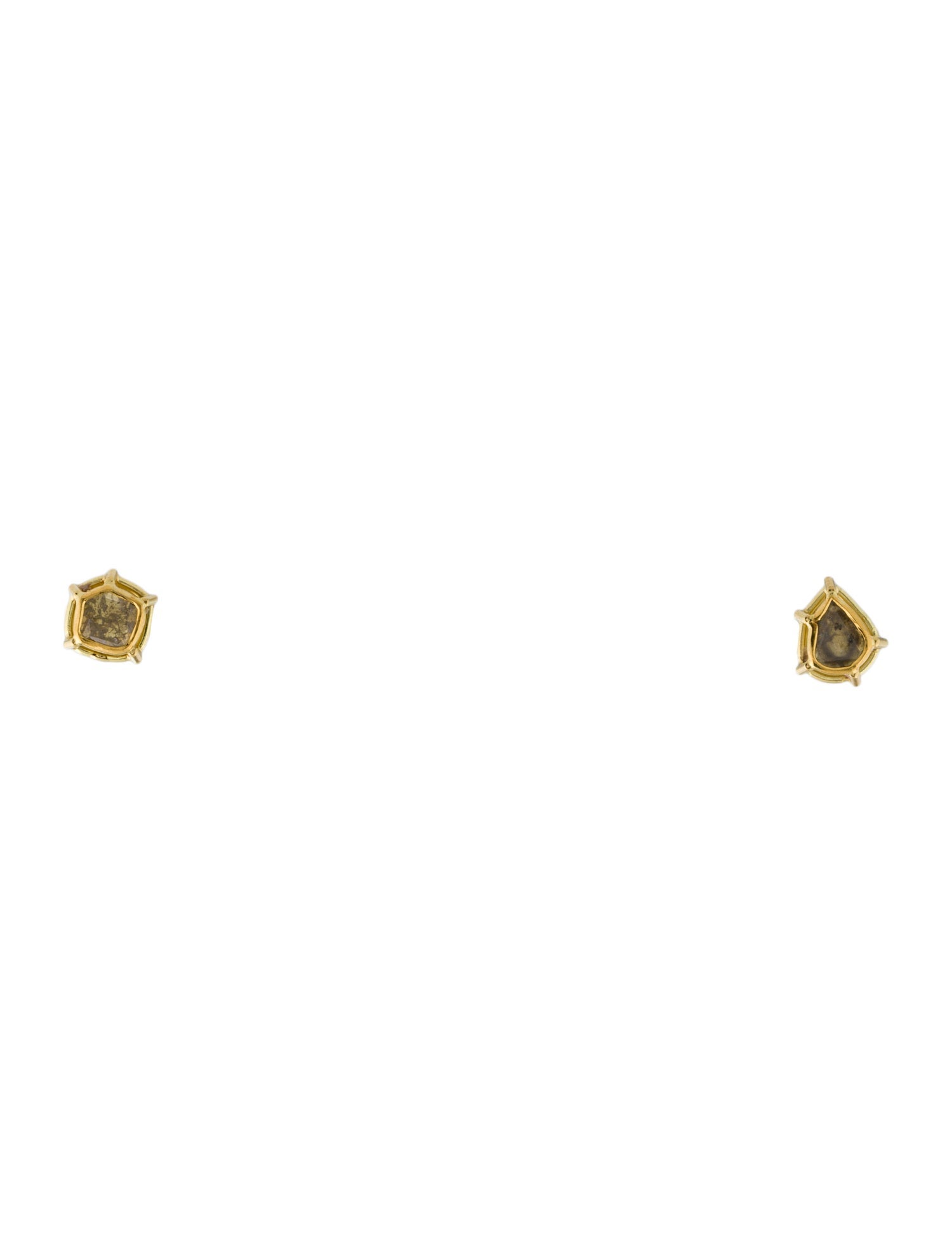 Tura Sugden 18K Diamond Stud Earrings
