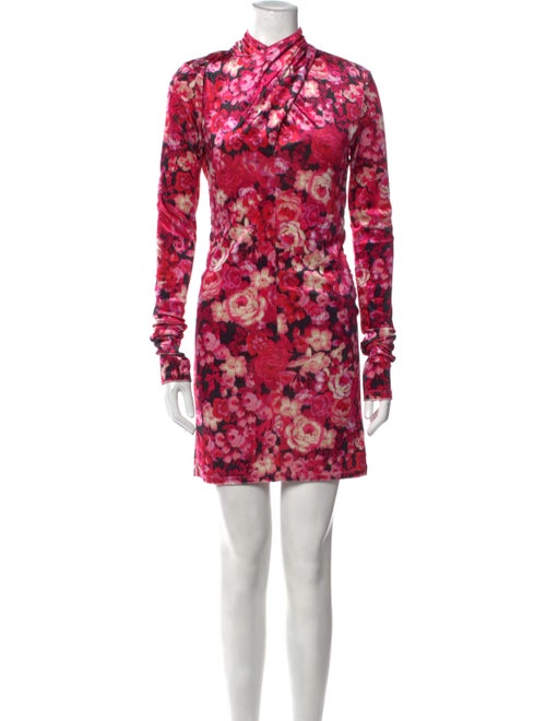 The Andamane Floral Print Mini Dress