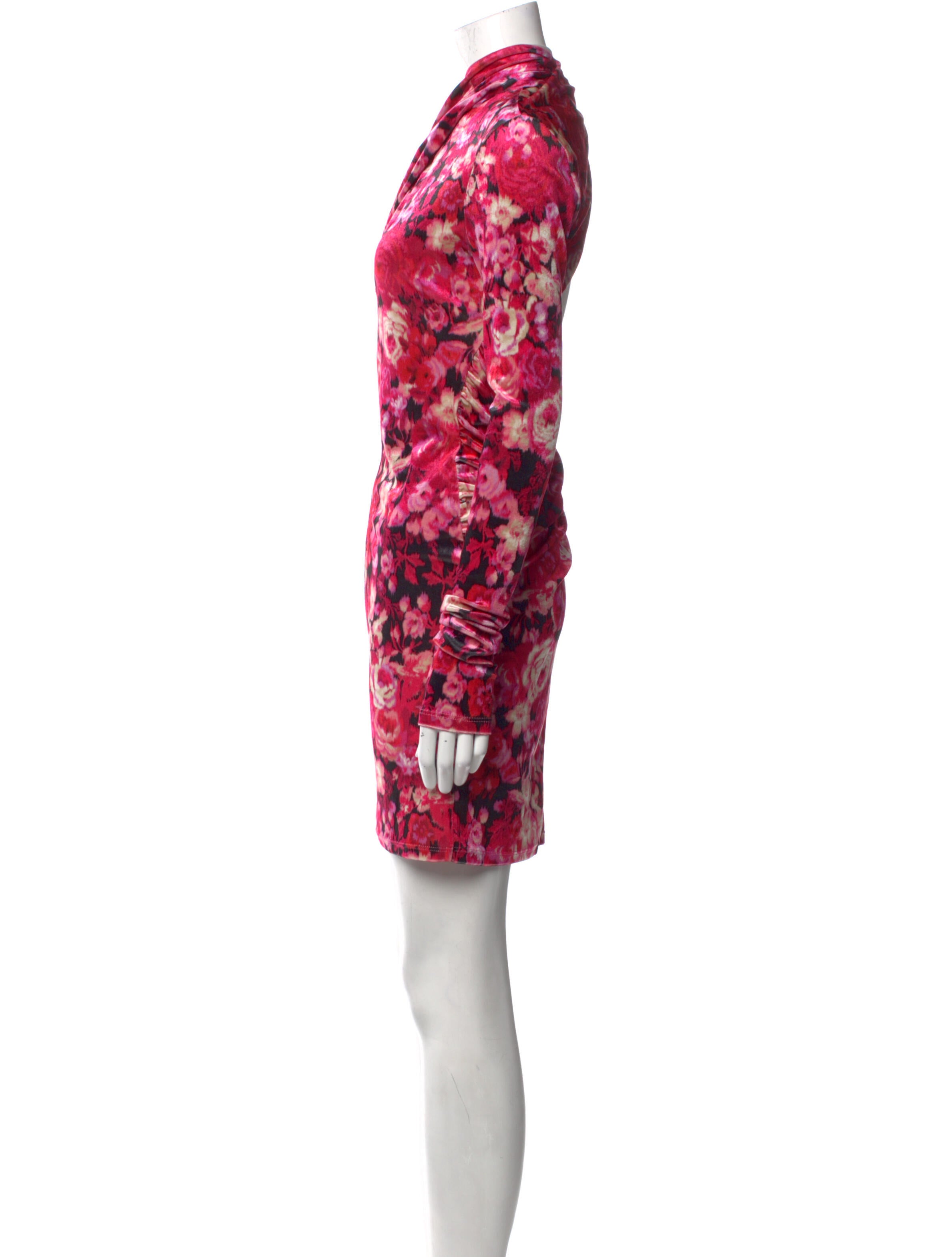 The Andamane Floral Print Mini Dress