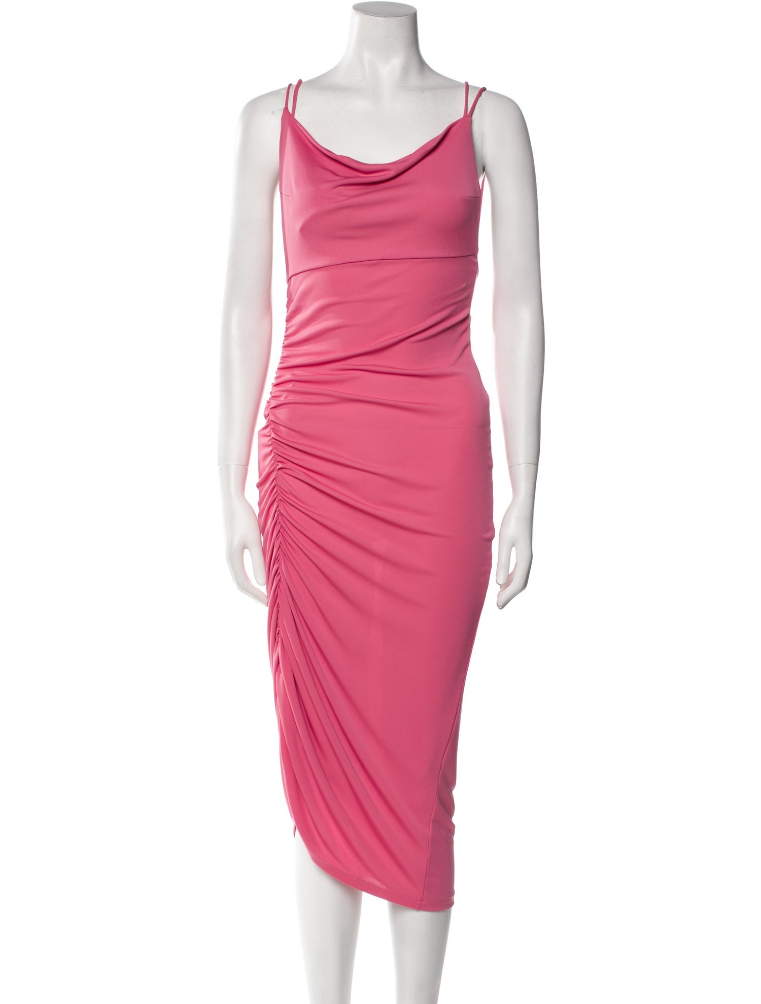 The Andamane Cowl Neck Midi Length Dress