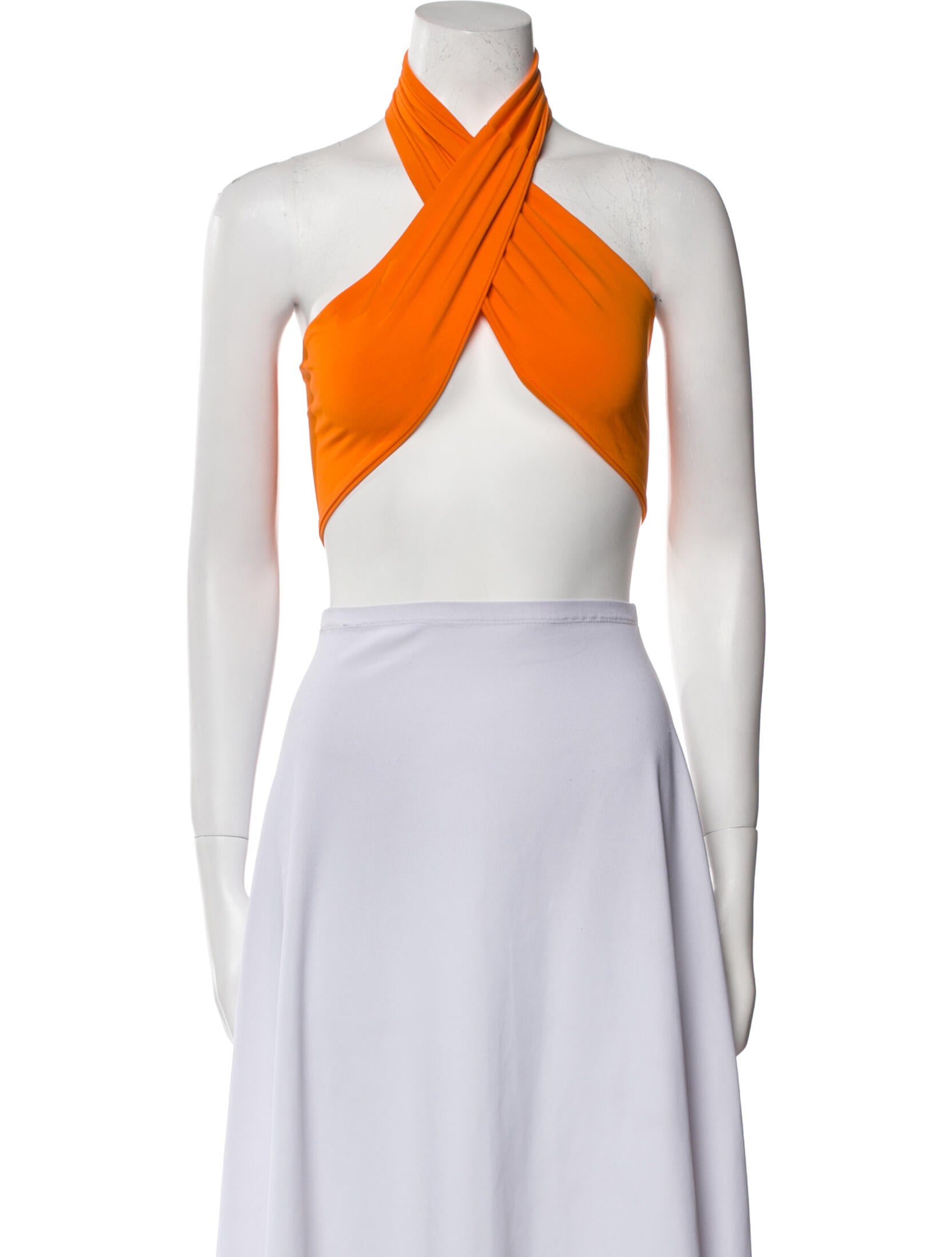 The Andamane Halterneck Sleeveless Crop Top