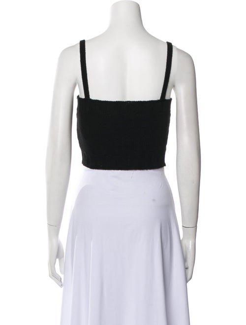 The Andamane Wool Square Neckline Crop Top