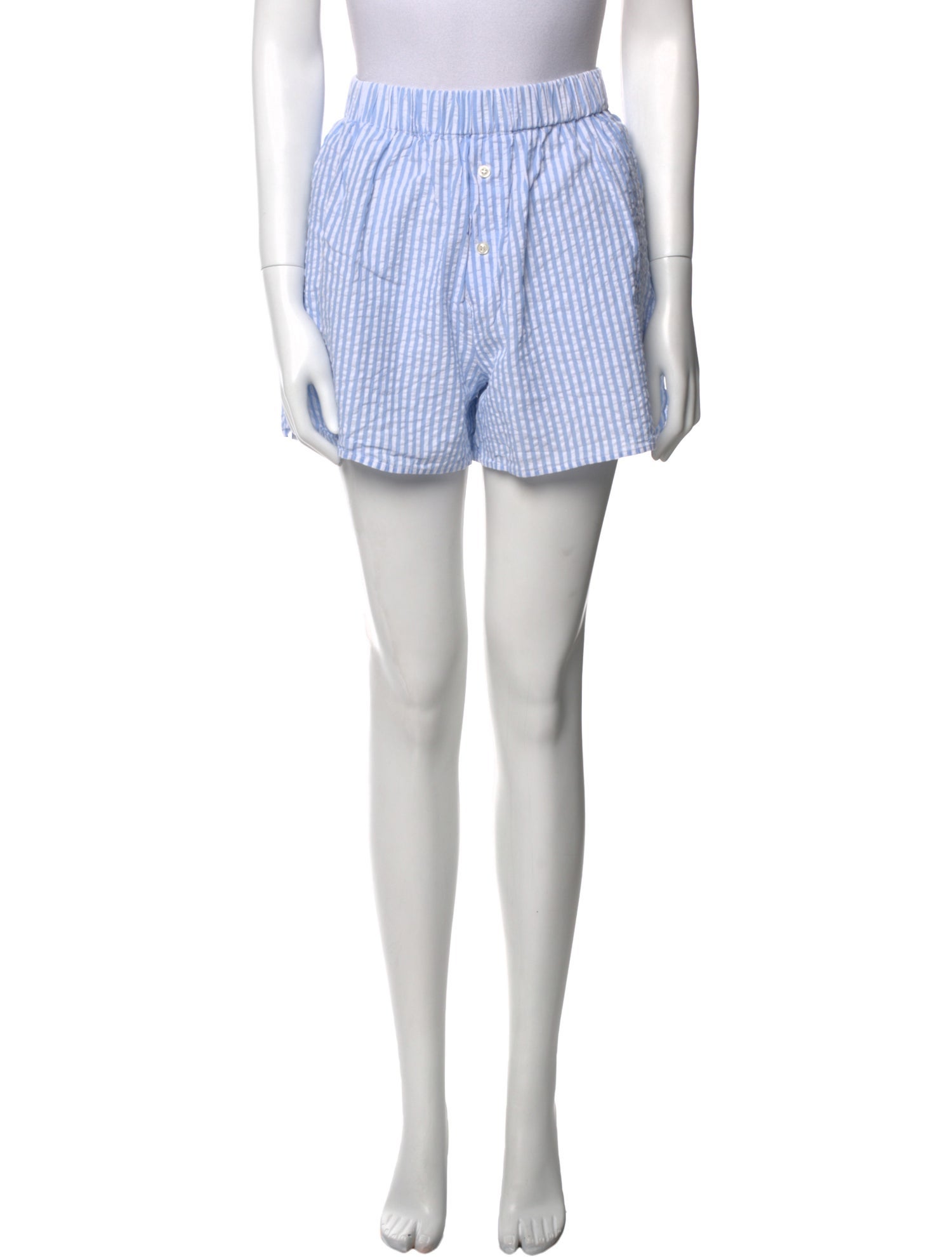 The Andamane Striped Mini Shorts