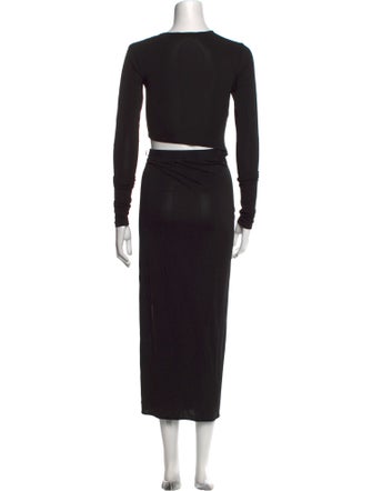 The Andamane Crew Neck Long Dress