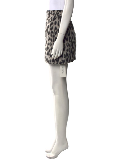 The Andamane Animal Print Mini Skirt