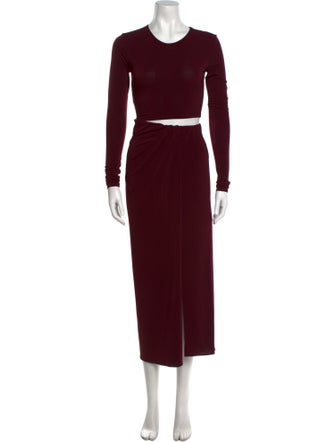 The Andamane Crew Neck Long Dress
