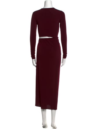 The Andamane Crew Neck Long Dress