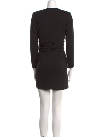 The Andamane Plunge Neckline Mini Dress