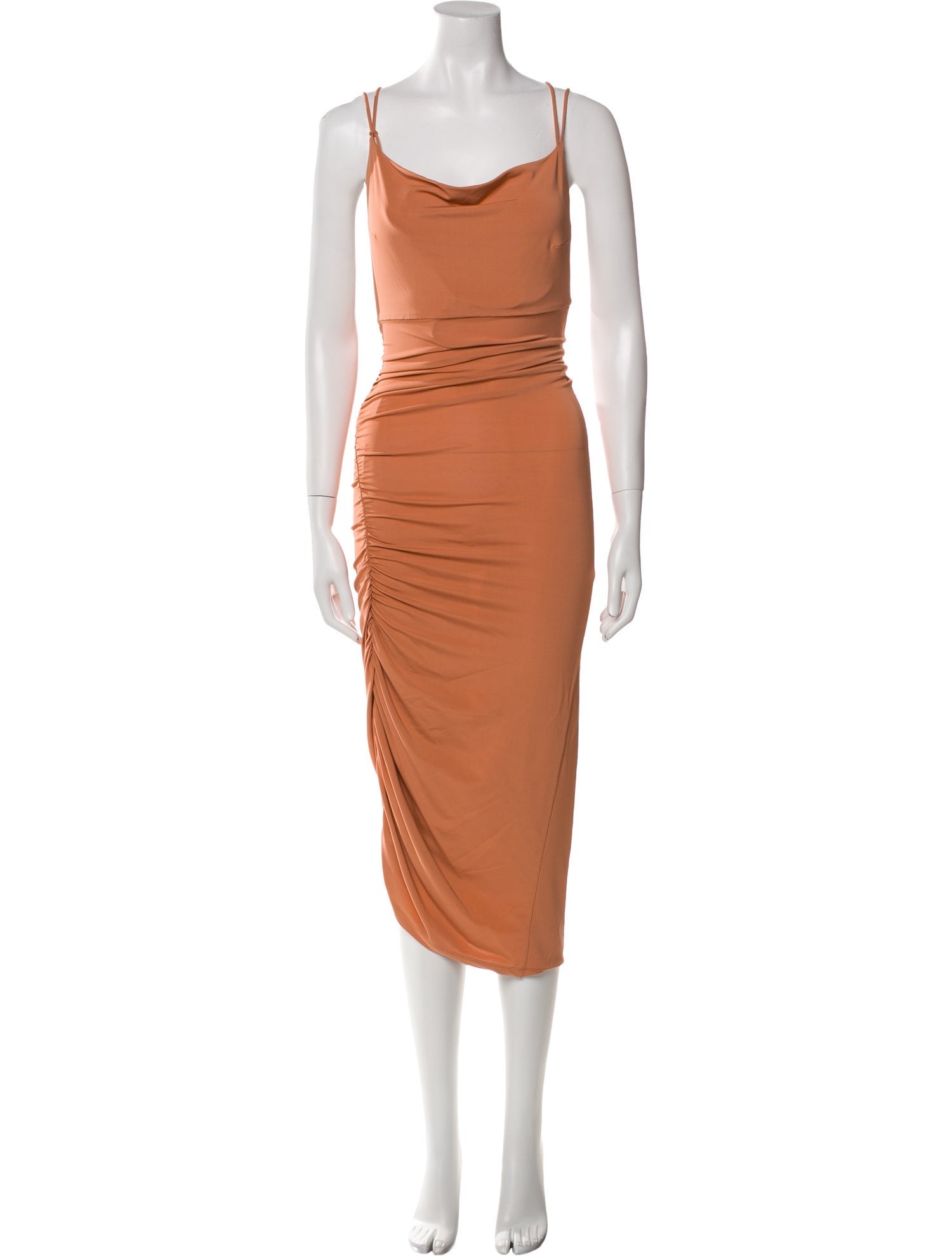 The Andamane Cowl Neck Midi Length Dress w/ Tags