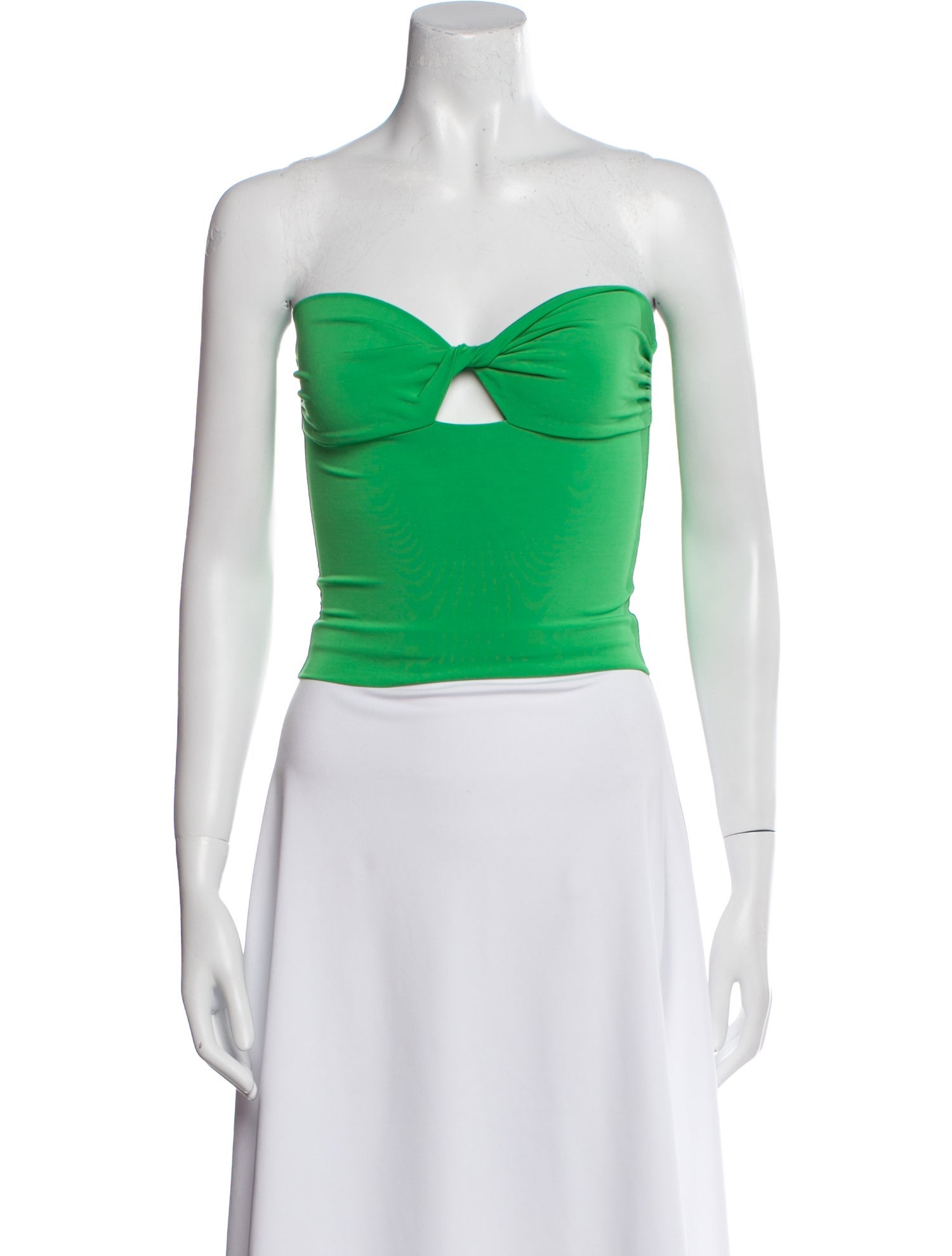 The Andamane Strapless Crop Top