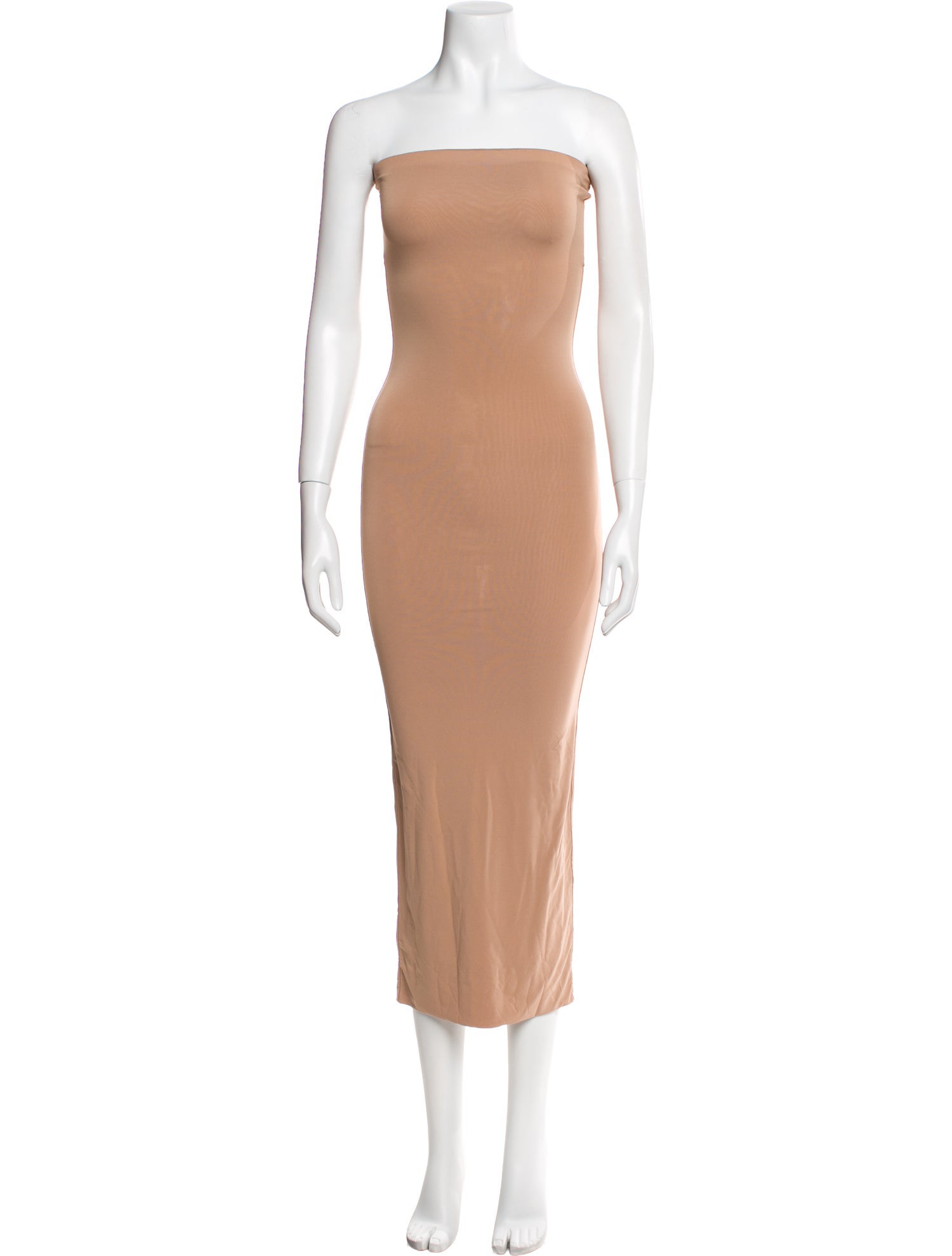 The Andamane Strapless Midi Length Dress w/ Tags