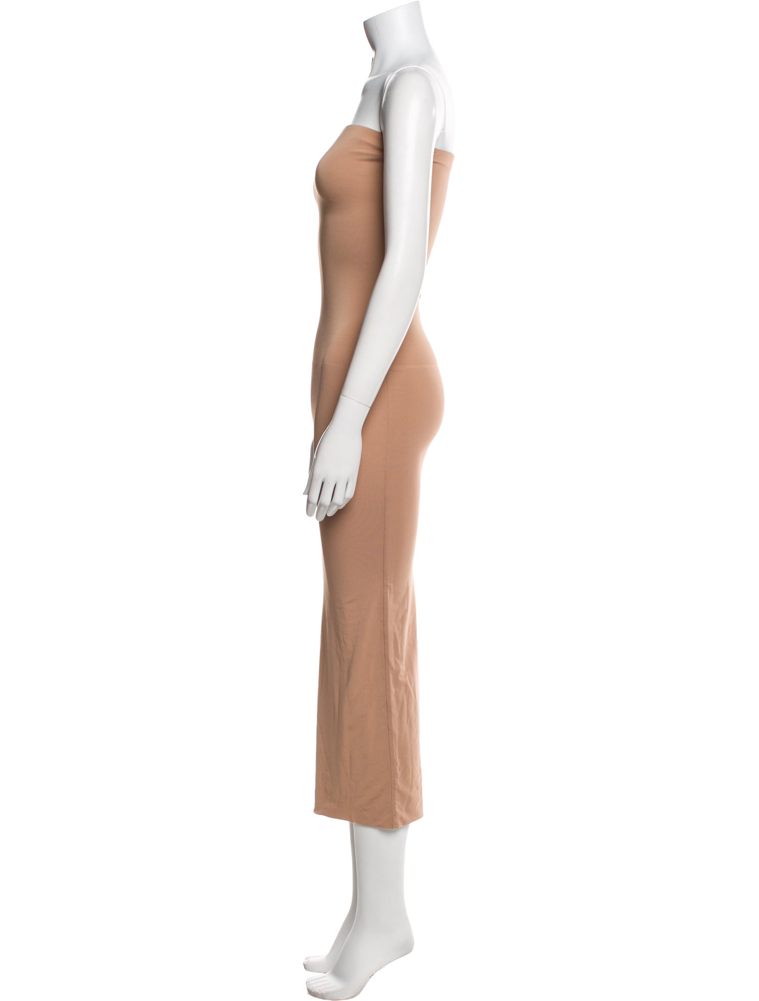 The Andamane Strapless Midi Length Dress w/ Tags