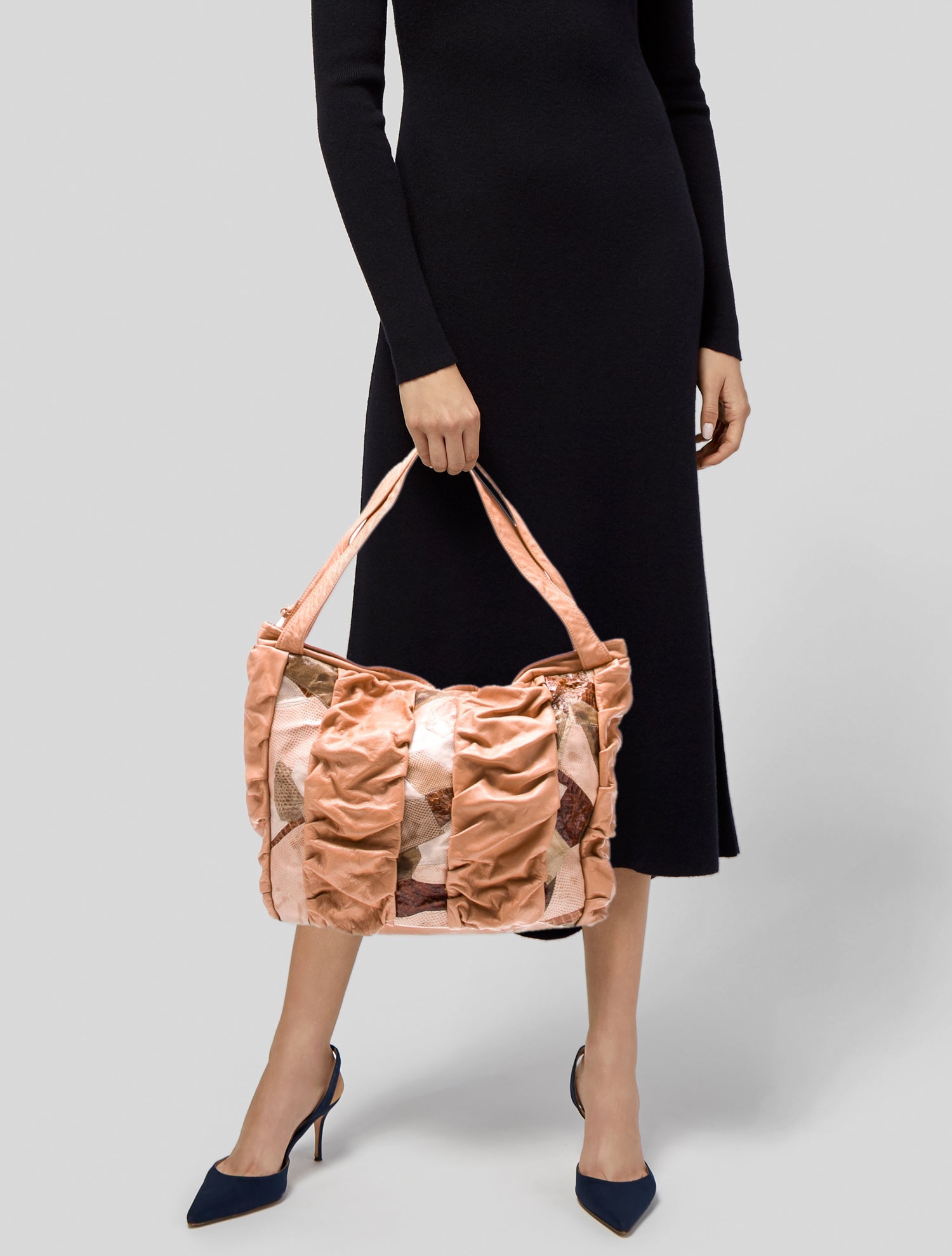 Tiana Leather Shoulder Bag