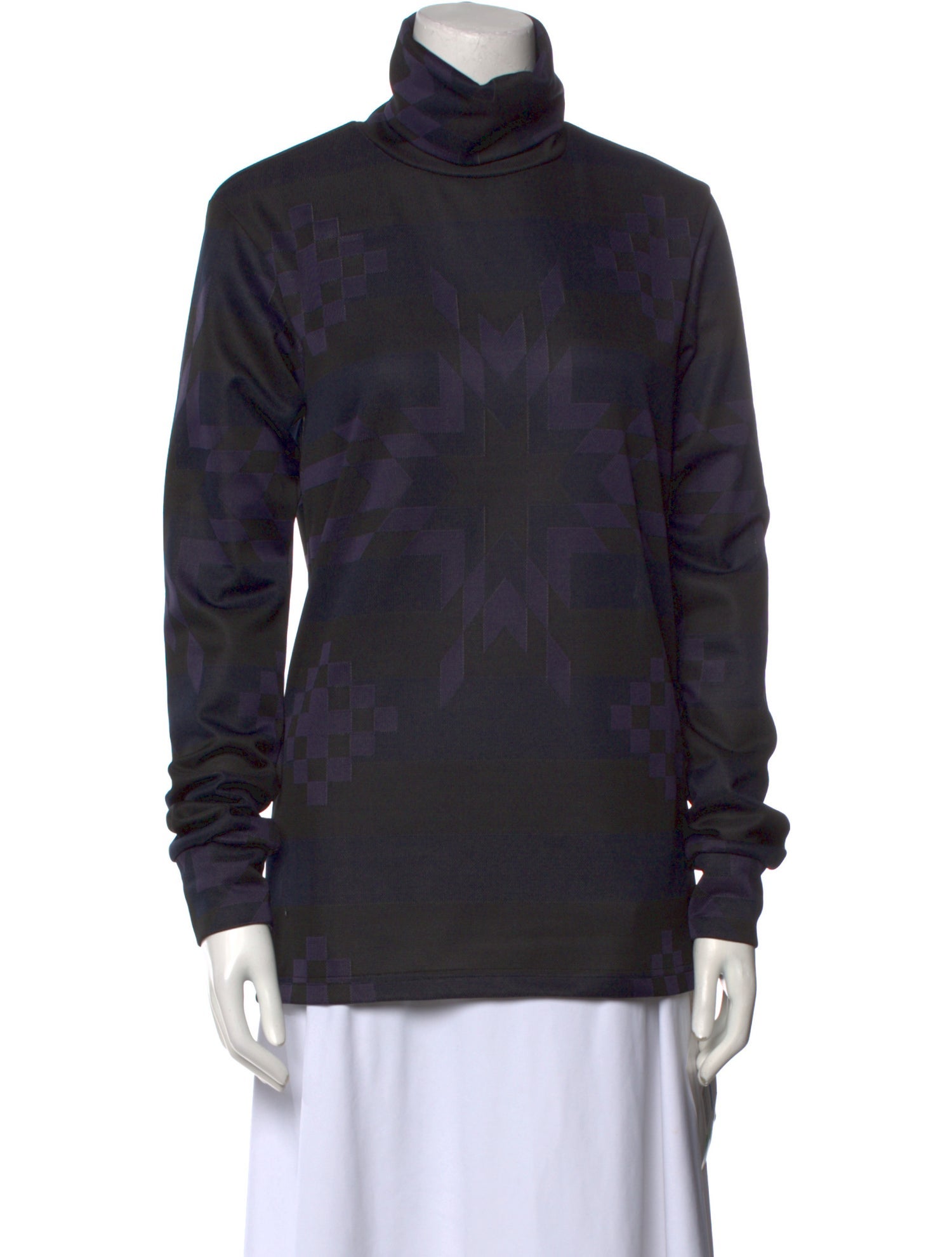 TAKAHIROMIYASHITA The SoloIst. Printed Mock Neck Henley