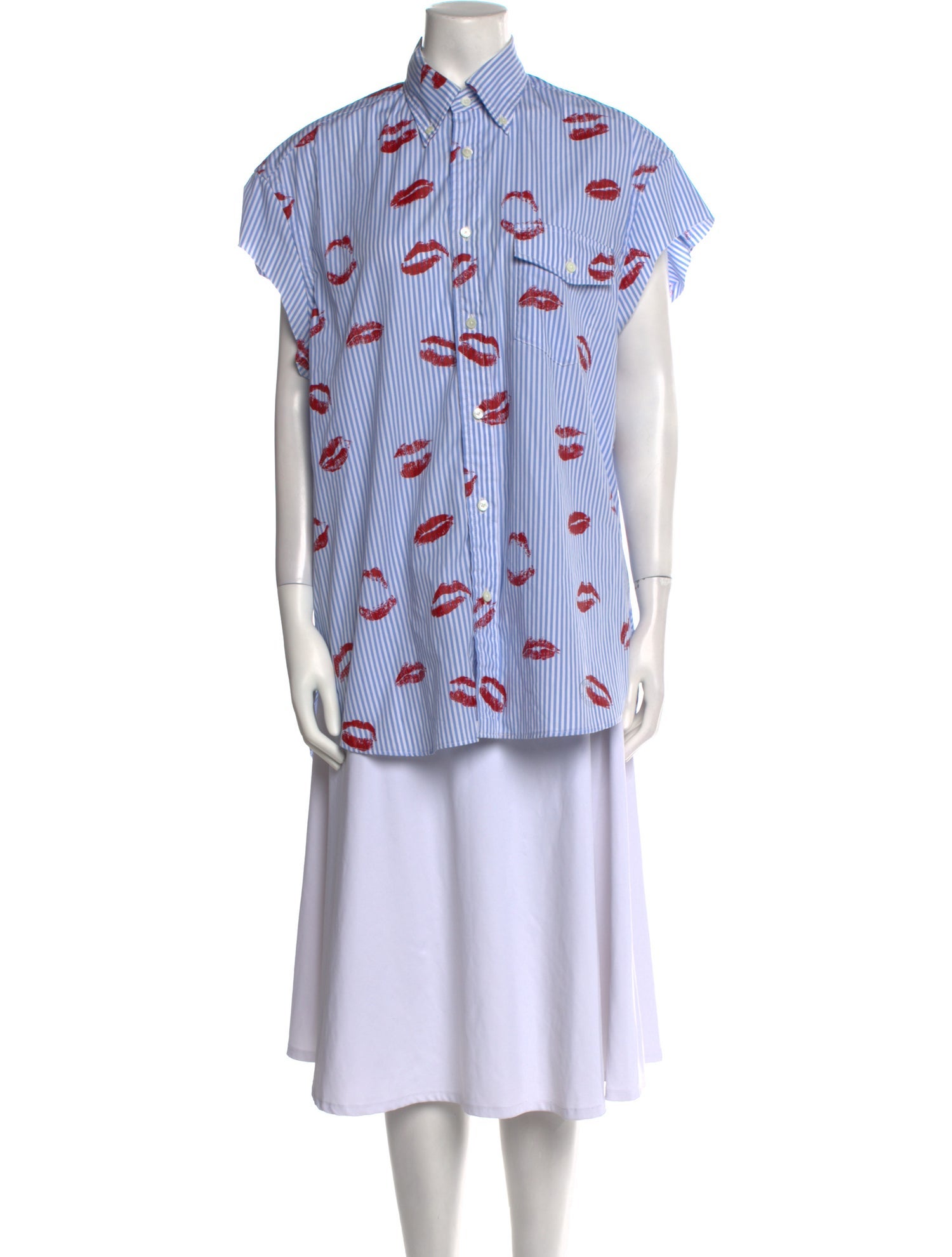 TAKAHIROMIYASHITA The SoloIst. Printed Short Sleeve Tunic
