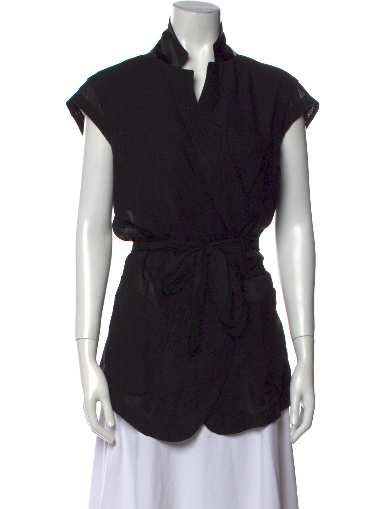 TAKAHIROMIYASHITA The SoloIst. Silk Short Sleeve Button-Up Top