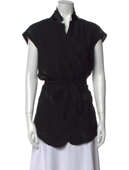 TAKAHIROMIYASHITA The SoloIst. Silk Short Sleeve Button-Up Top