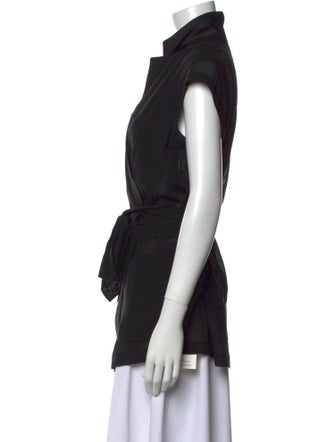 TAKAHIROMIYASHITA The SoloIst. Silk Short Sleeve Button-Up Top