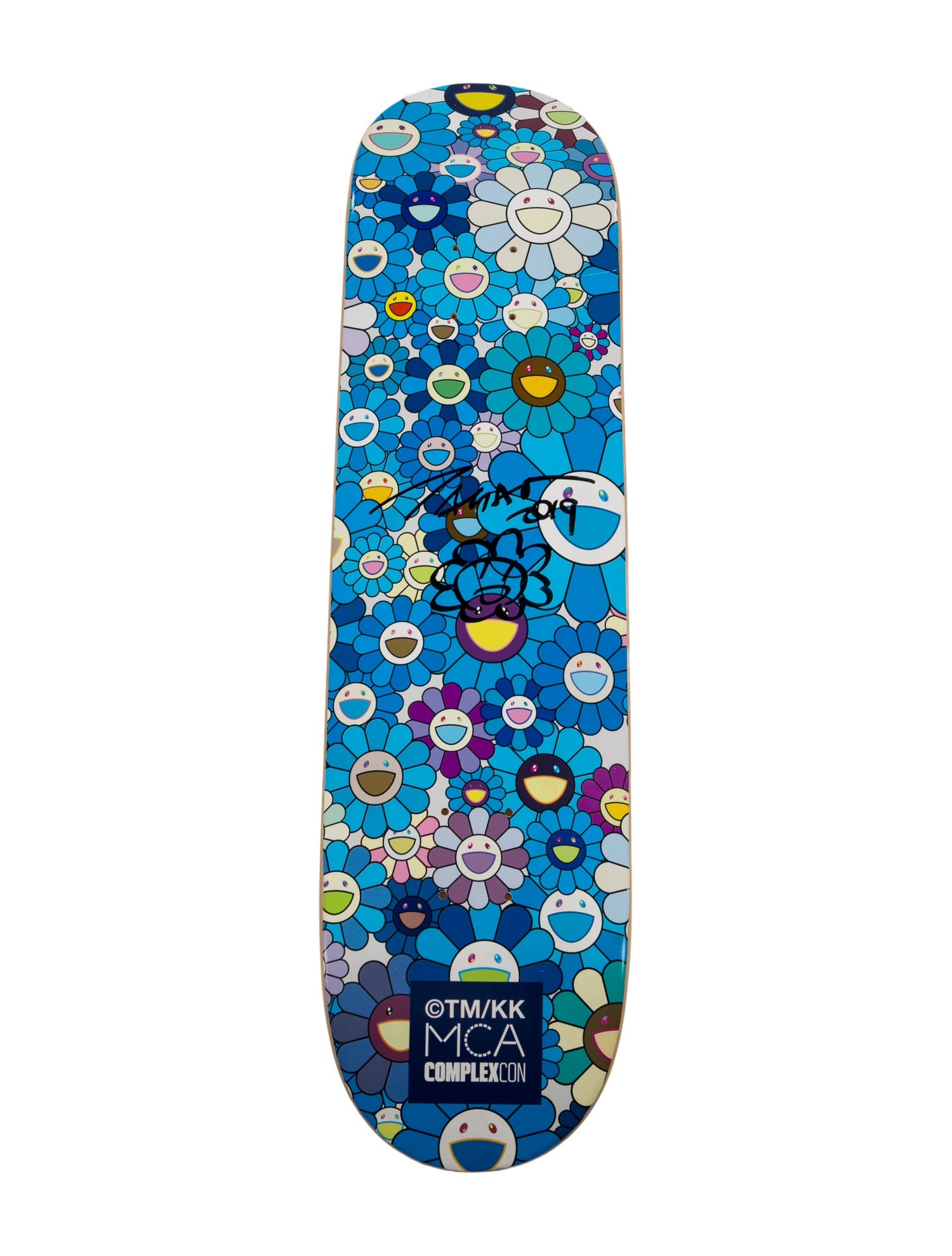 村上隆 FLOWER SKATEBOARD DECK BLACK