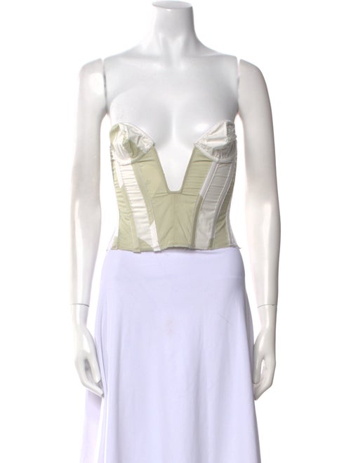 Talia Byre V-Neck Sleeveless Crop Top