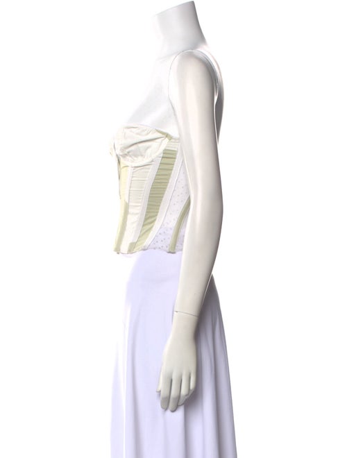 Talia Byre V-Neck Sleeveless Crop Top