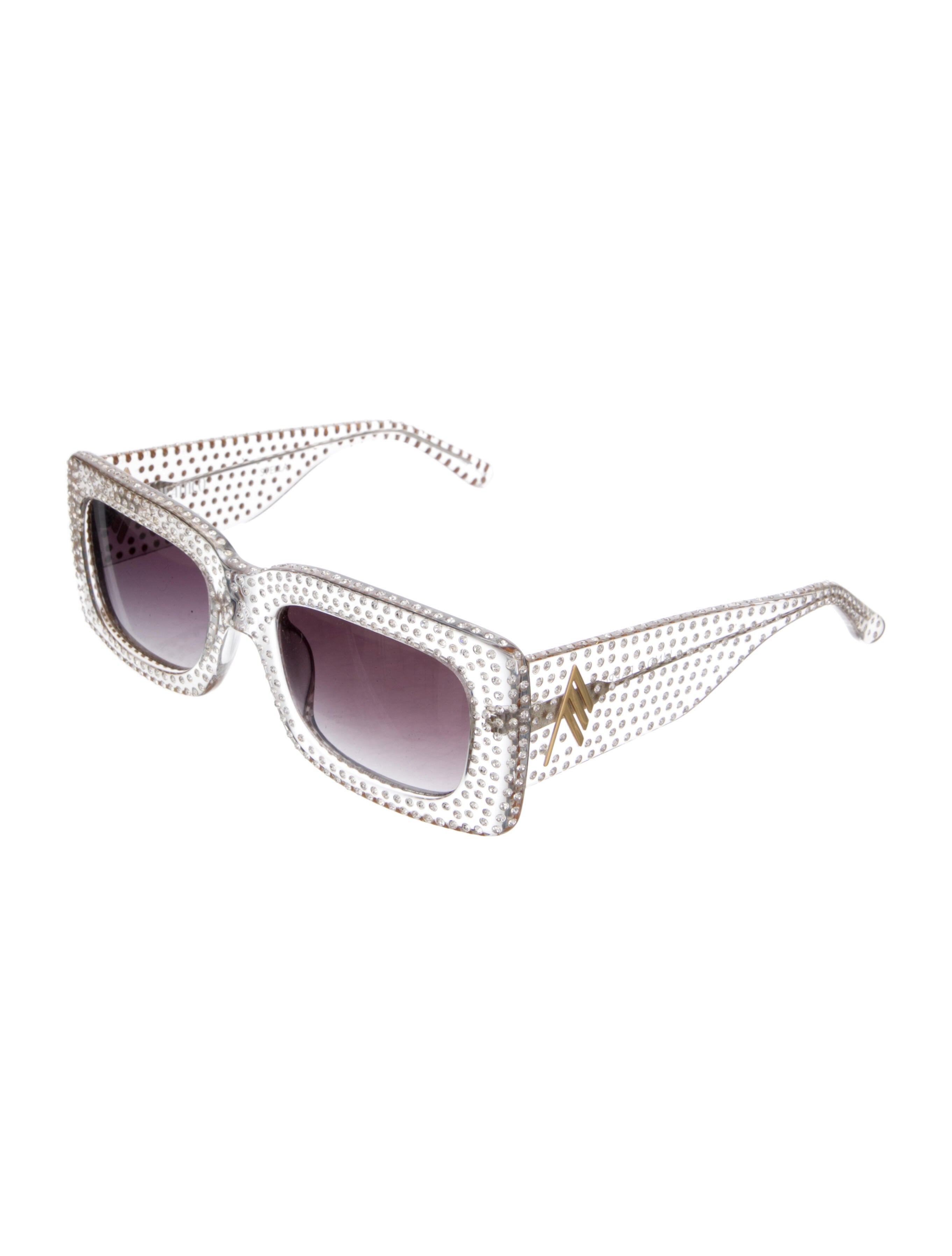 The Attico x Linda Farrow Square Gradient Sunglasses