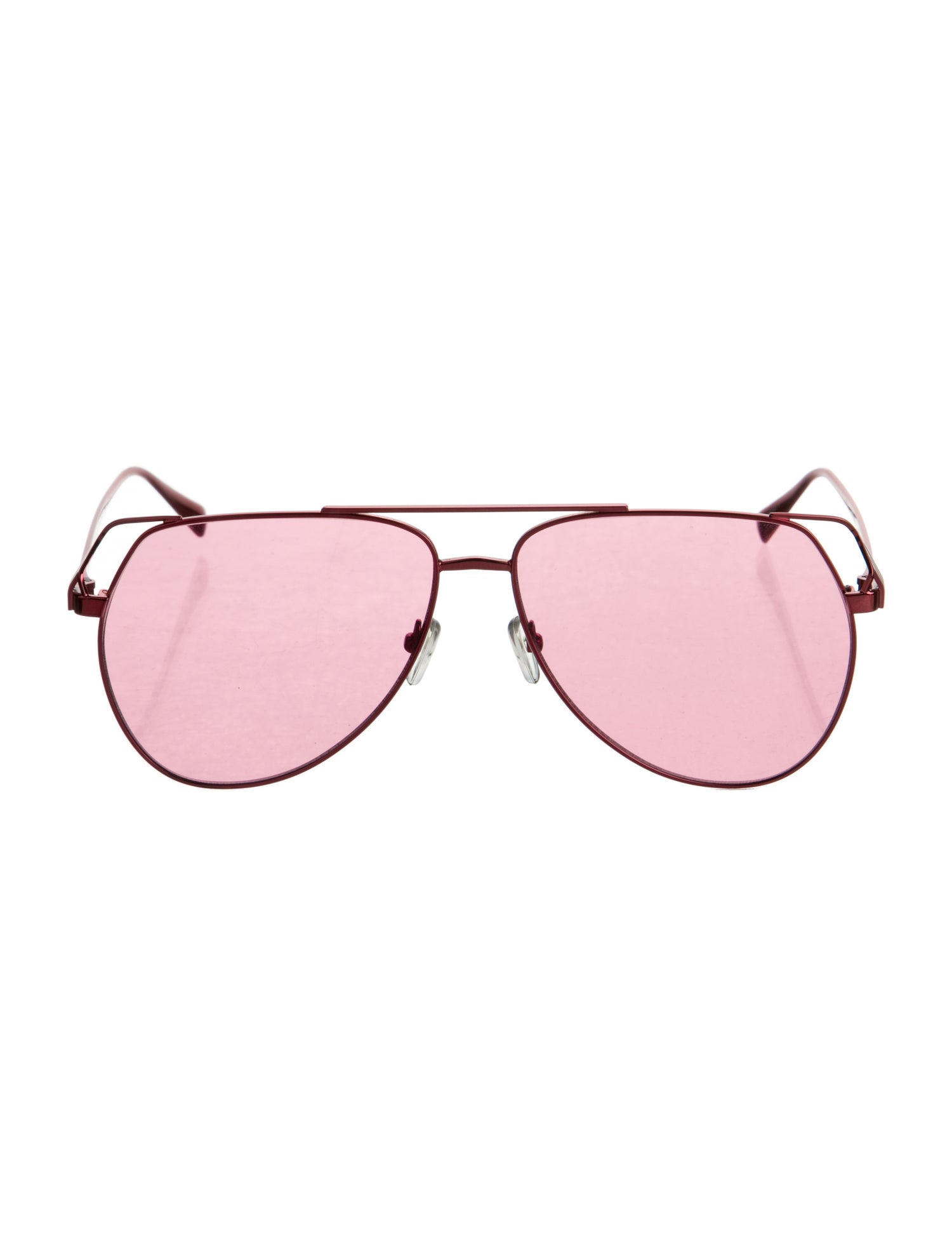The Attico x Linda Farrow Aviator Mirrored Sunglasses
